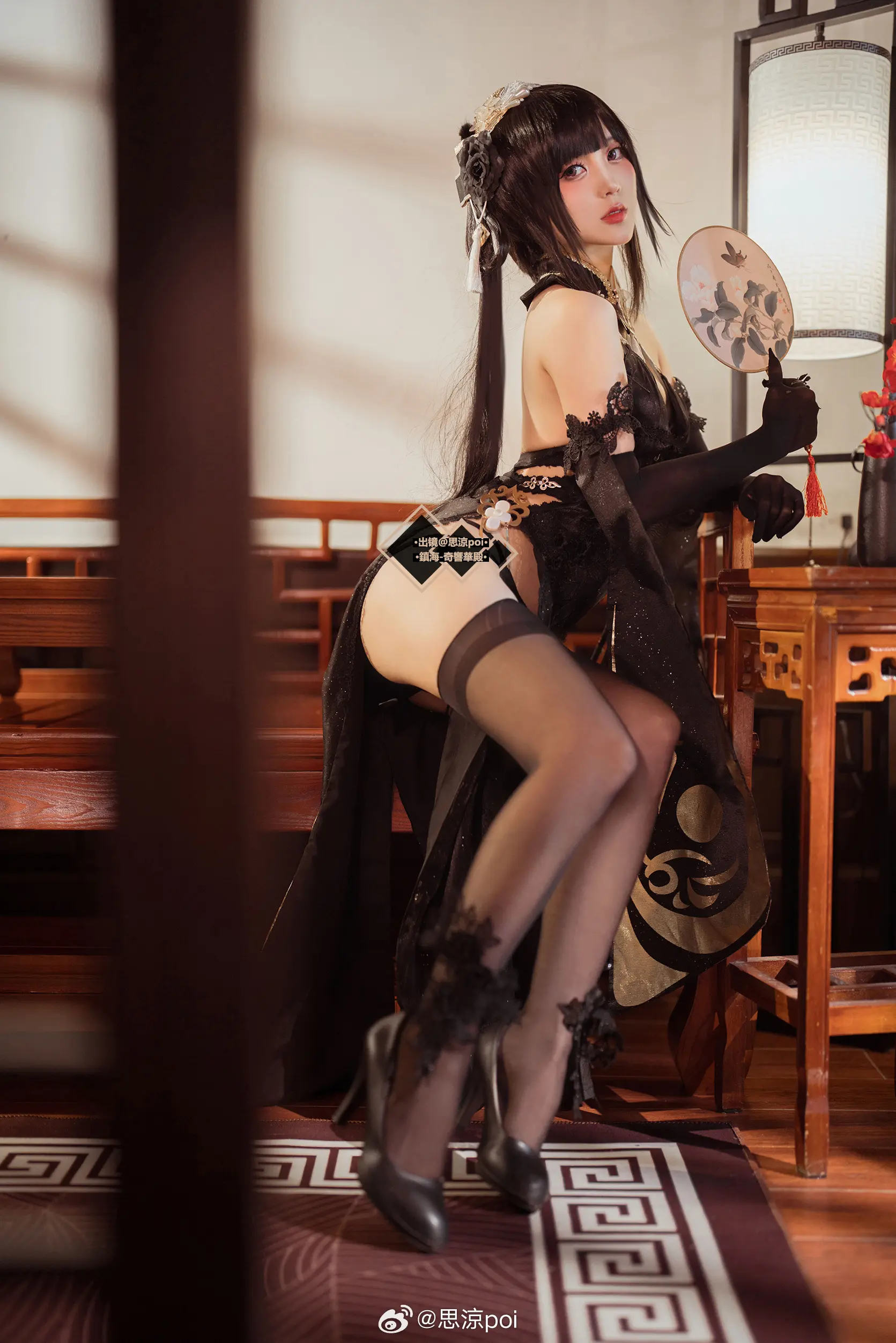 COSPLAY 镇海姐姐的旗袍真好看！圆满了 碧蓝航线cos 镇海@思涼poi COSPLAY-第7张