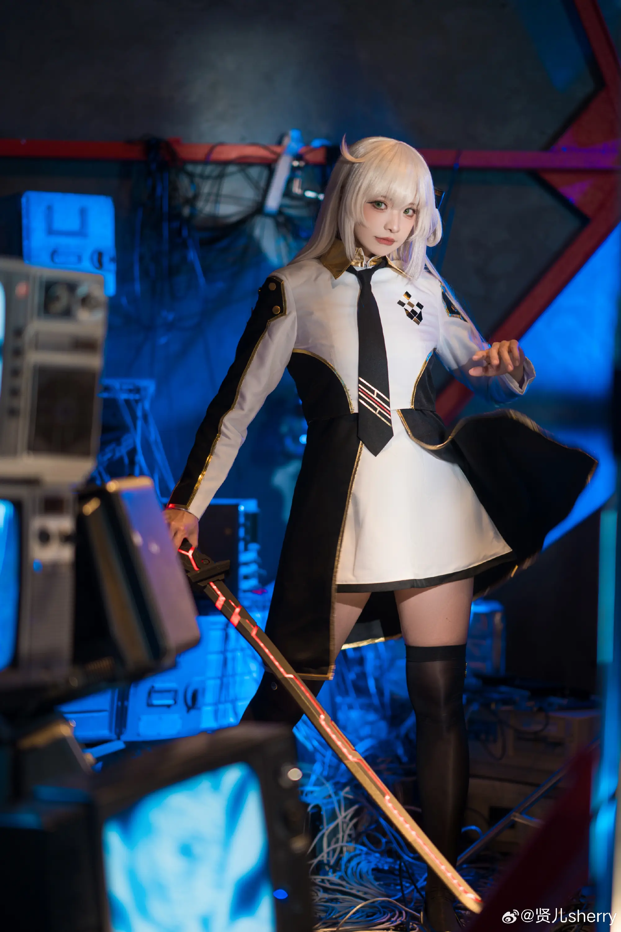 cosplay 游戏王ocg 闪刀！启动！@贤儿sherry-公众号小姨ai