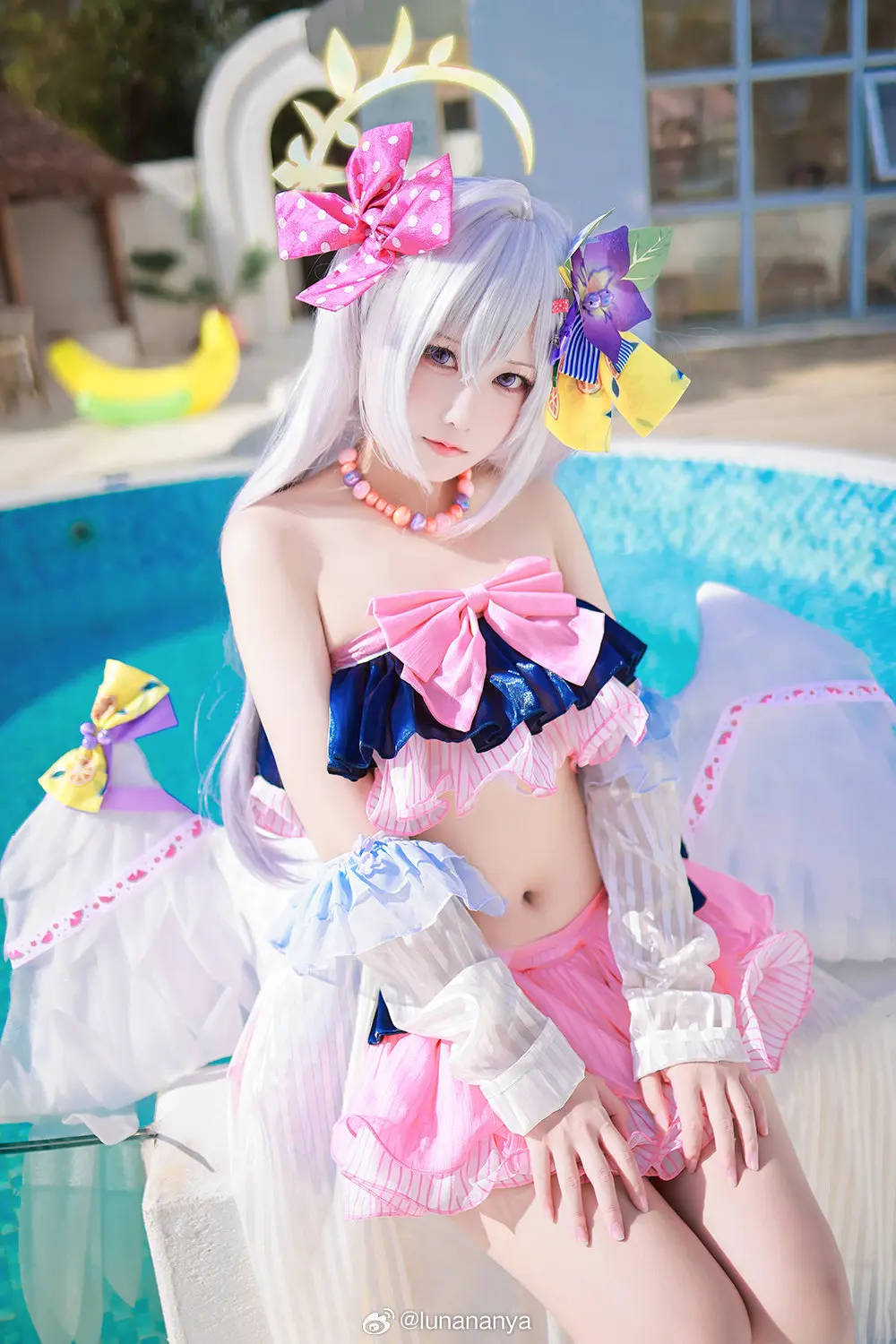 COSPLAY 蔚蓝档案 白洲梓@lunananya-公众号小姨ai