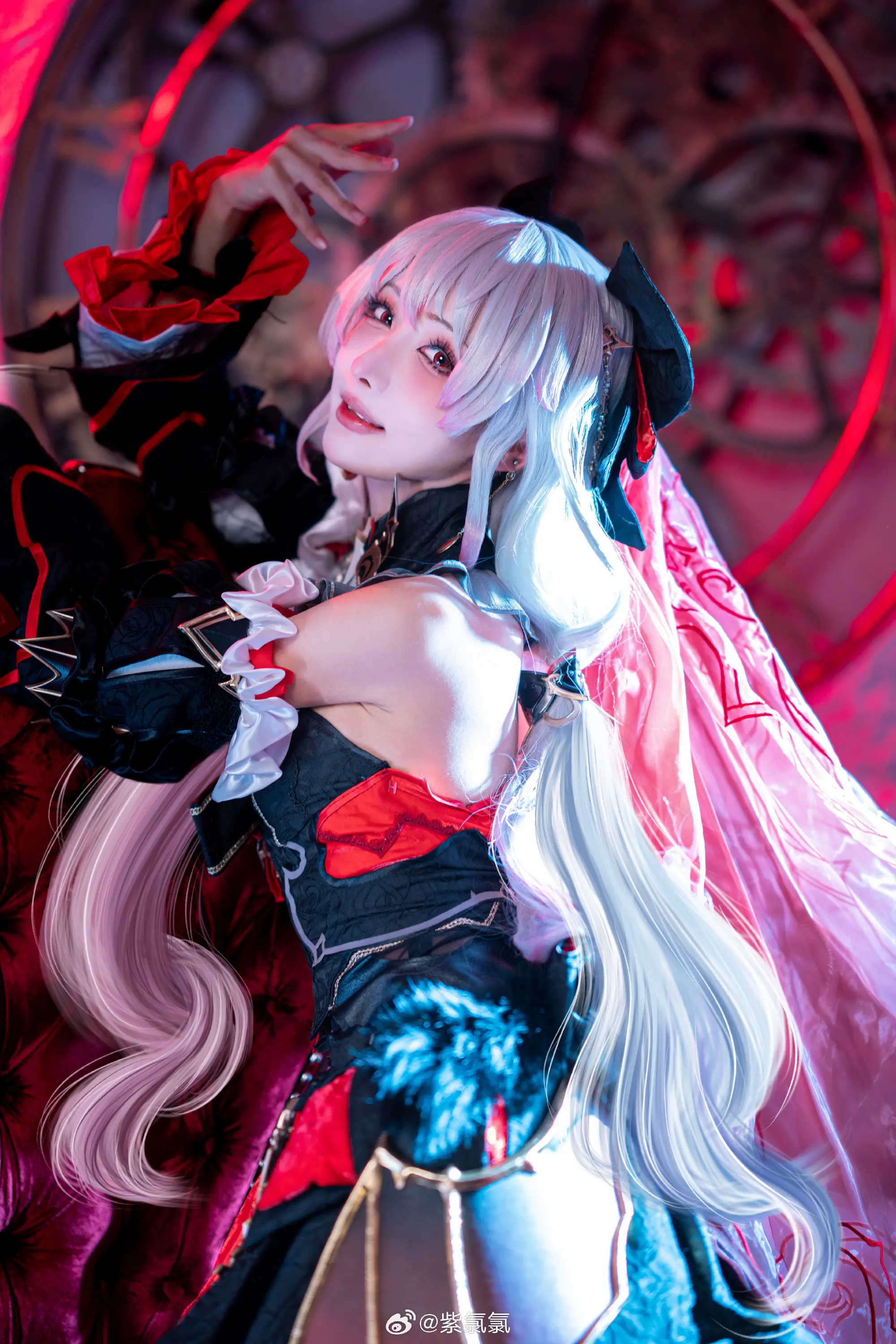 COSPLAY 不变的是那份炽热的思念 崩坏3 月下誓约德丽莎cos@紫氯氯 COSPLAY-第3张