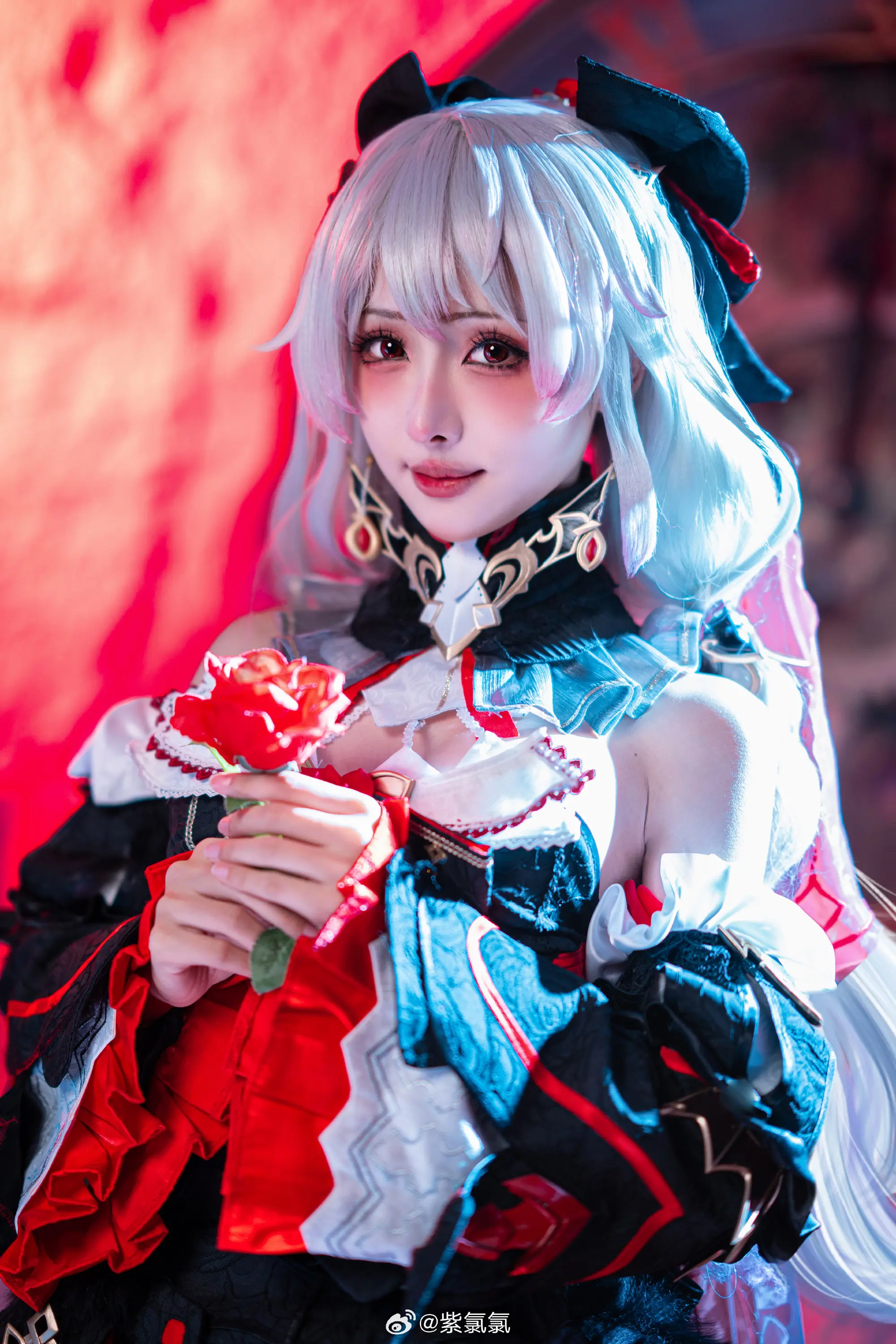 COSPLAY 不变的是那份炽热的思念 崩坏3 月下誓约德丽莎cos@紫氯氯 COSPLAY-第5张