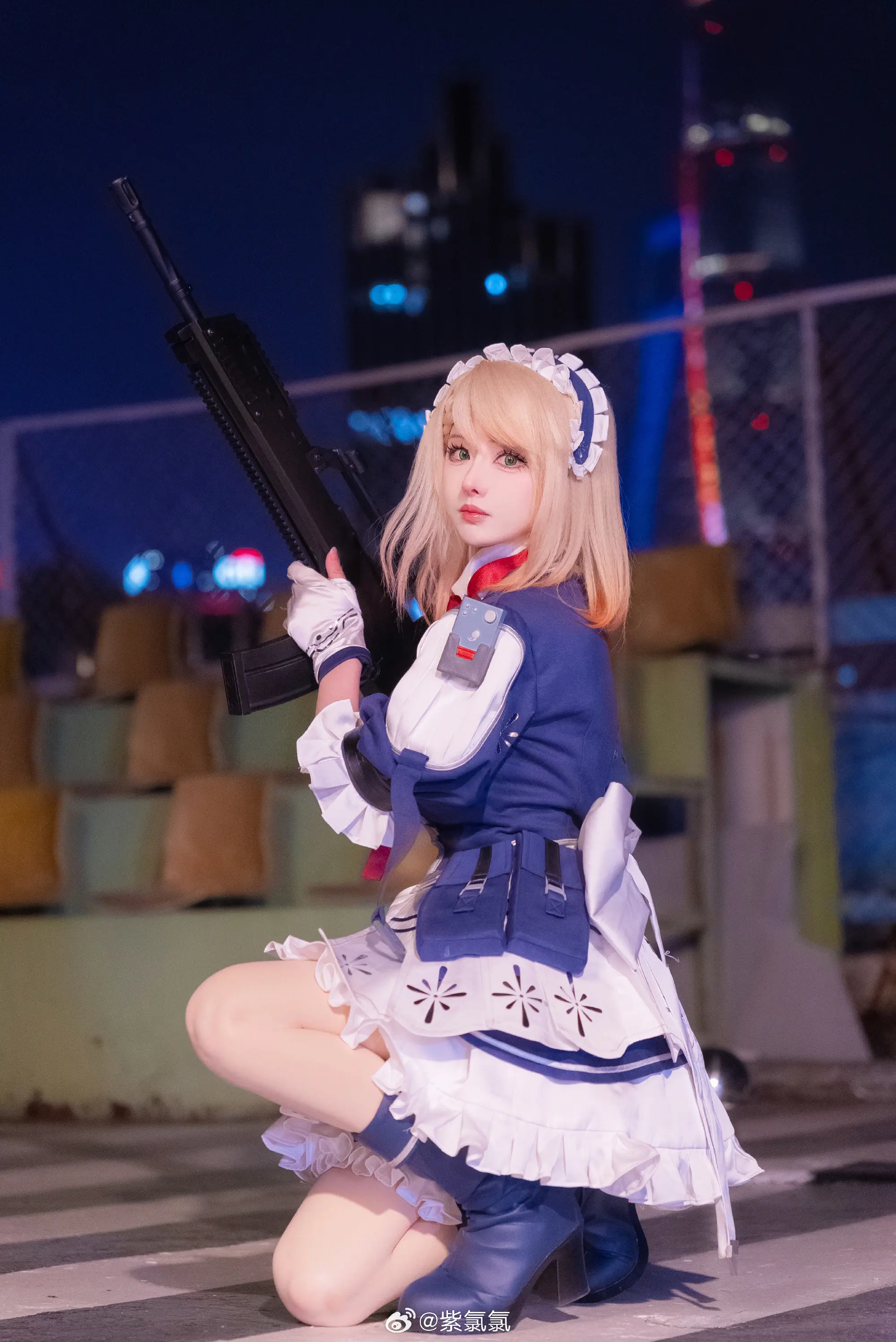 COSPLAY 桑朵莱希，为您服务，长官，今天的红茶请放心交给我吧 少前2追放@紫氯氯 COSPLAY-第6张