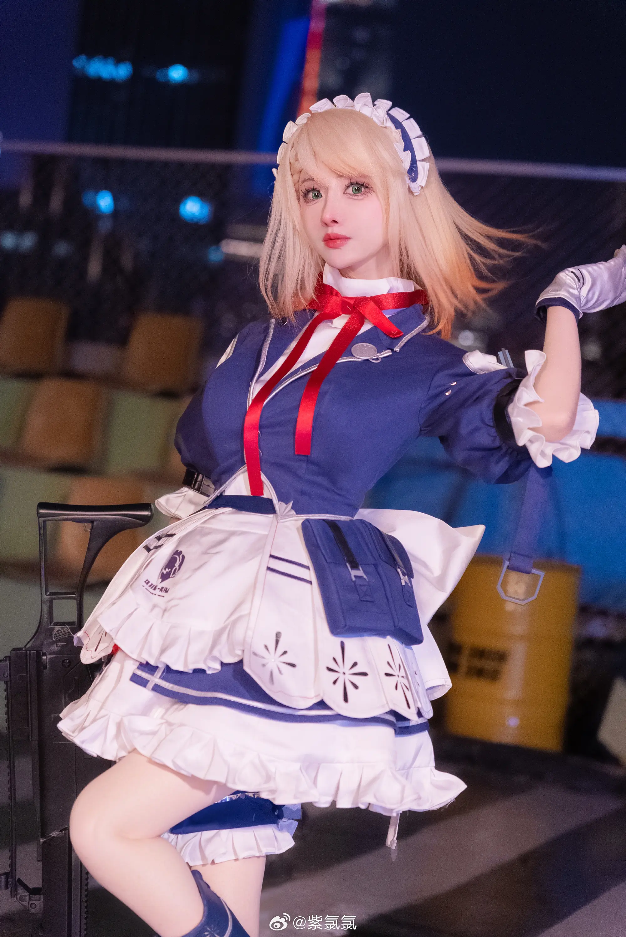 COSPLAY 桑朵莱希，为您服务，长官，今天的红茶请放心交给我吧 少前2追放@紫氯氯 COSPLAY-第5张