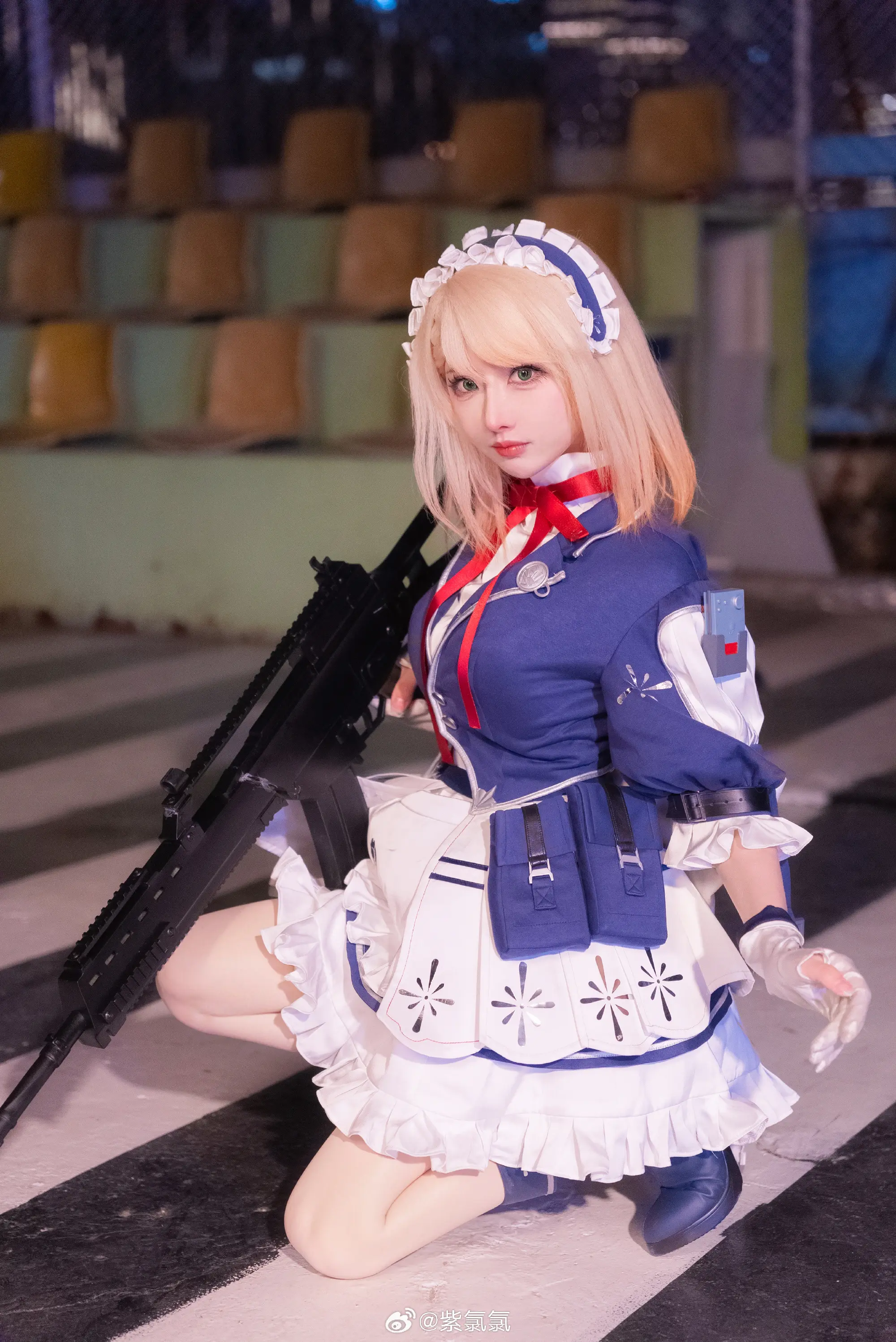 COSPLAY 桑朵莱希，为您服务，长官，今天的红茶请放心交给我吧 少前2追放@紫氯氯 COSPLAY-第7张
