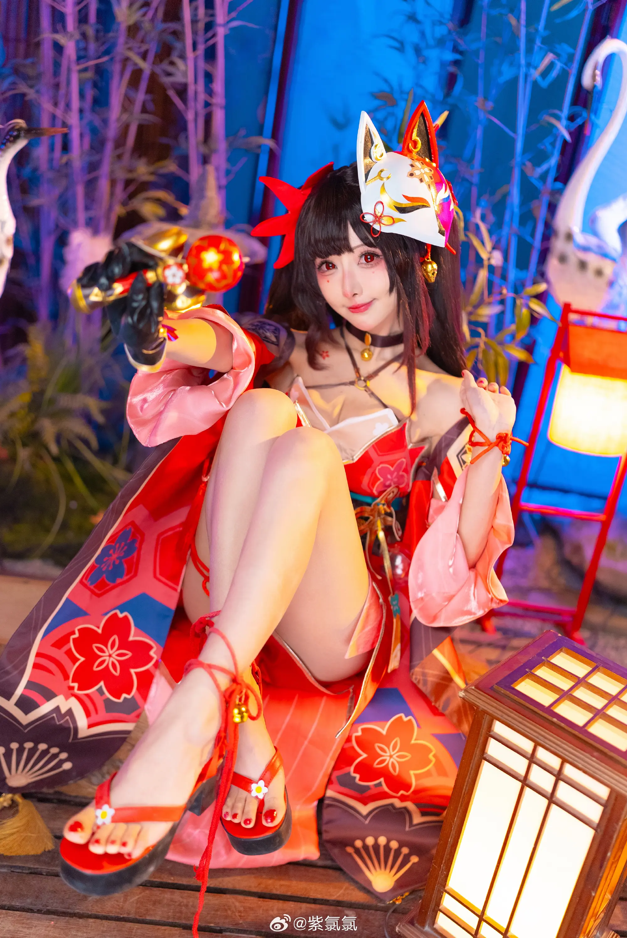 COSPLAY 🎆『愚者千面，游戏人间』🎆 星穹铁道 花火​​​@紫氯氯-公众号小姨ai