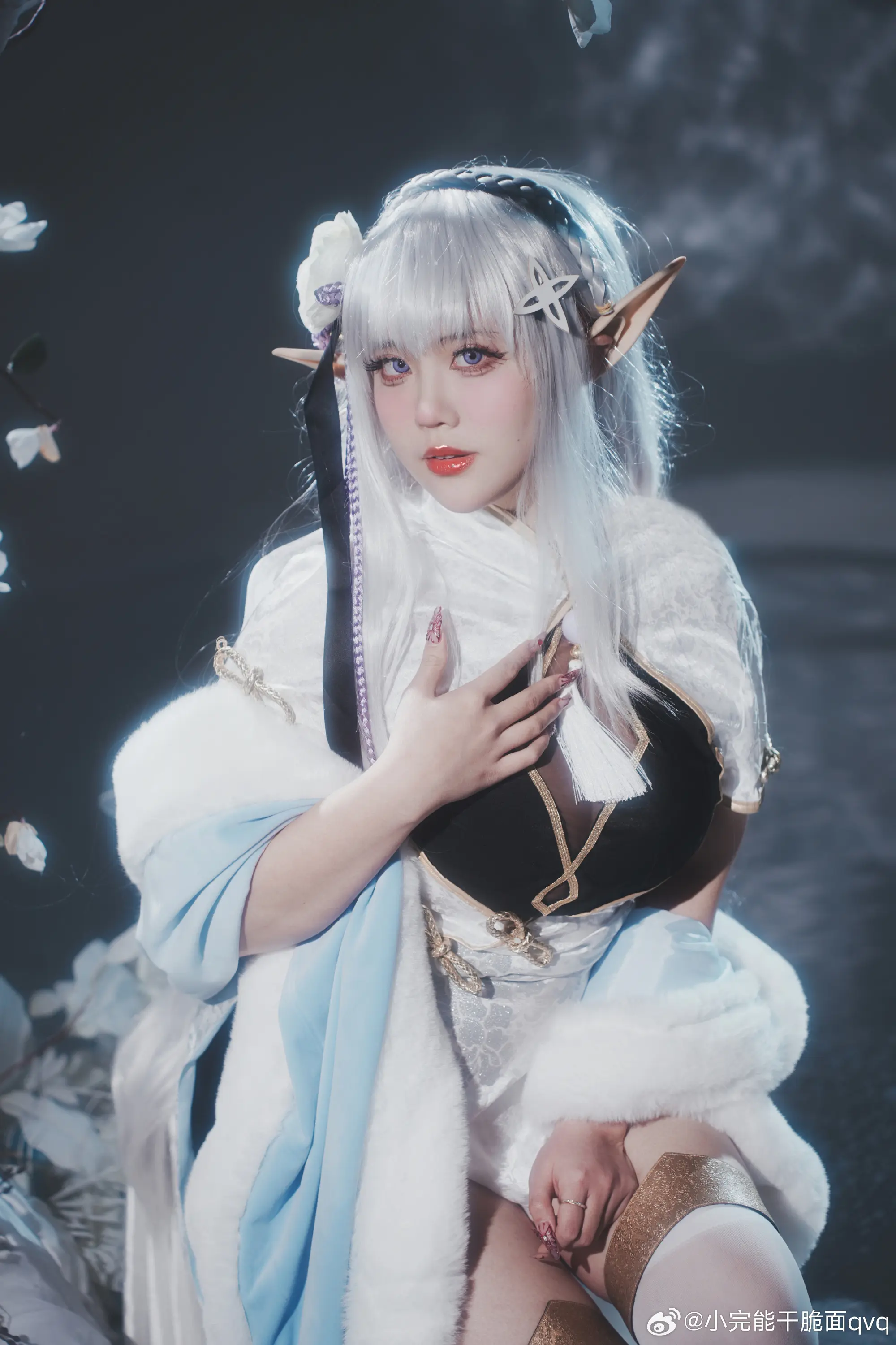 COSPLAY Re:从零开始的异世界生活超话 艾米莉亚@小完能干脆面qvq COSPLAY-第9张