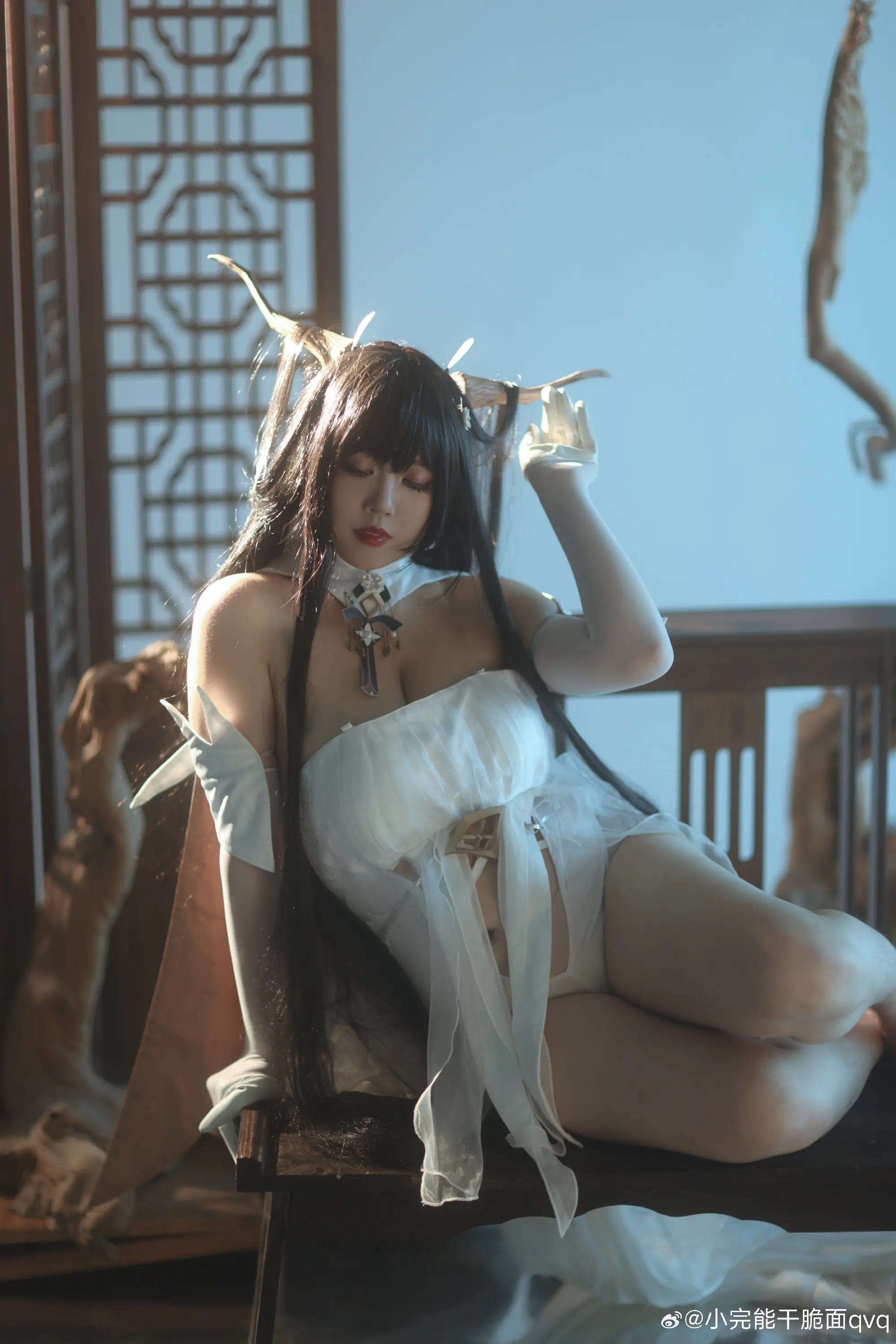 cosplay 碧蓝航线 航空母舰「不挠」参上！@小完能干脆面qvq COSPLAY-第18张