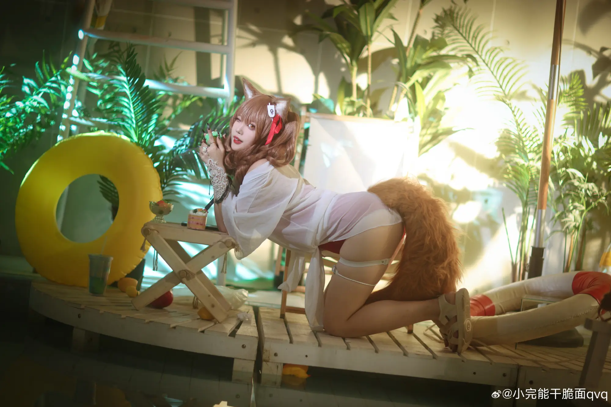COSPLAY 明日方舟 //夏卉 FA017 - 安洁莉娜@小完能干脆面qvq COSPLAY-第15张