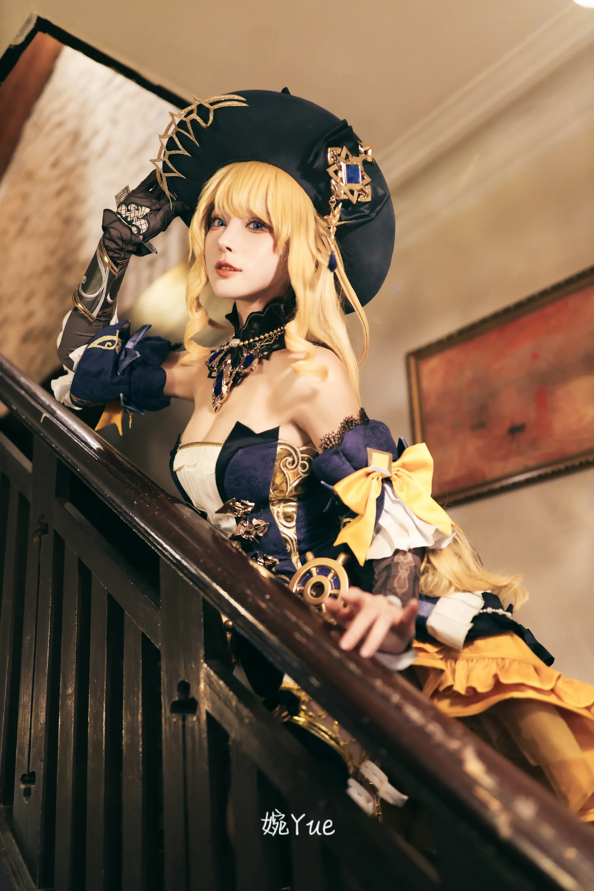 COSPLAY 原神 娜维娅cos@-婉Yue-目标减到99斤 COSPLAY-第5张