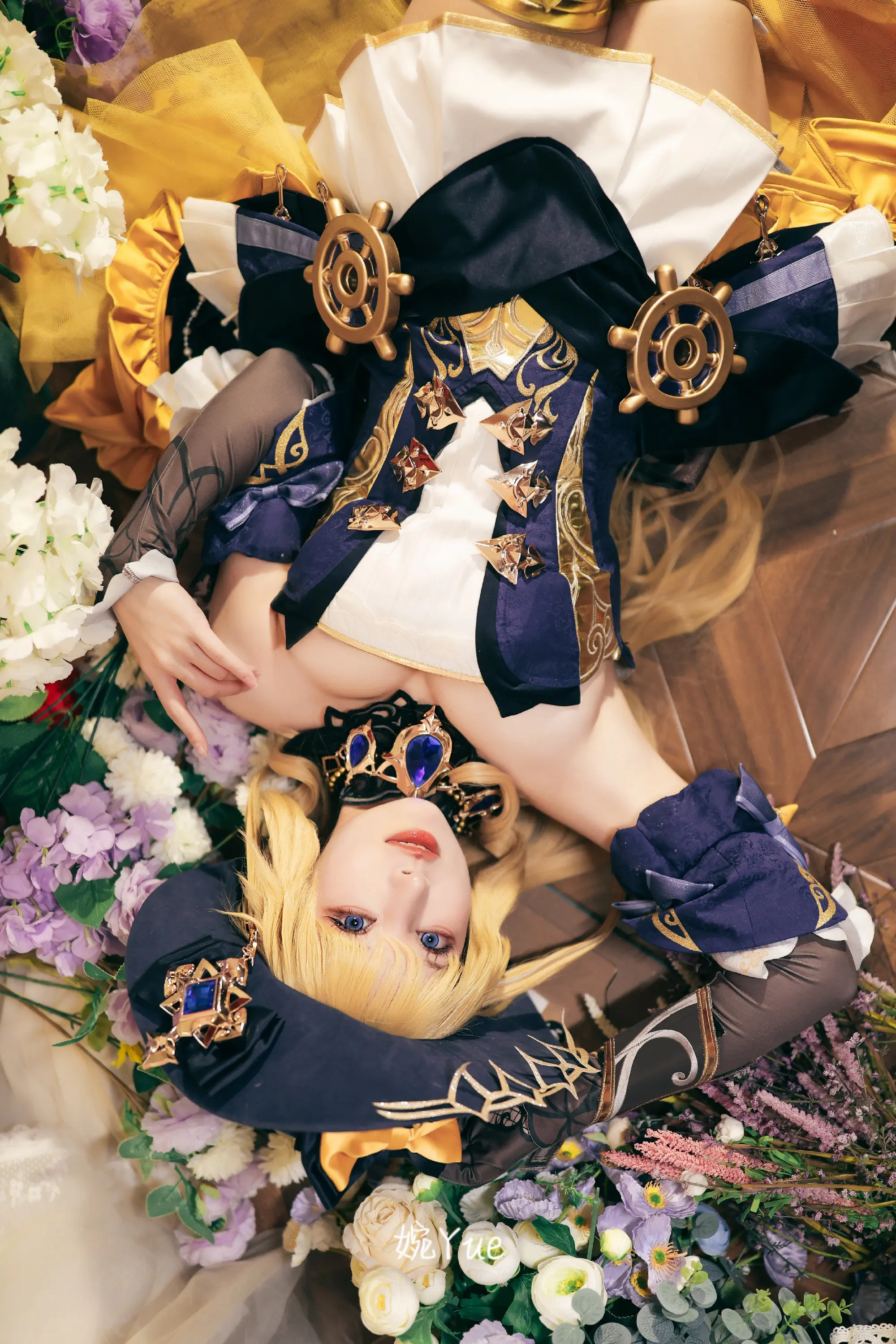COSPLAY 原神 娜维娅cos@-婉Yue-目标减到99斤 COSPLAY-第7张