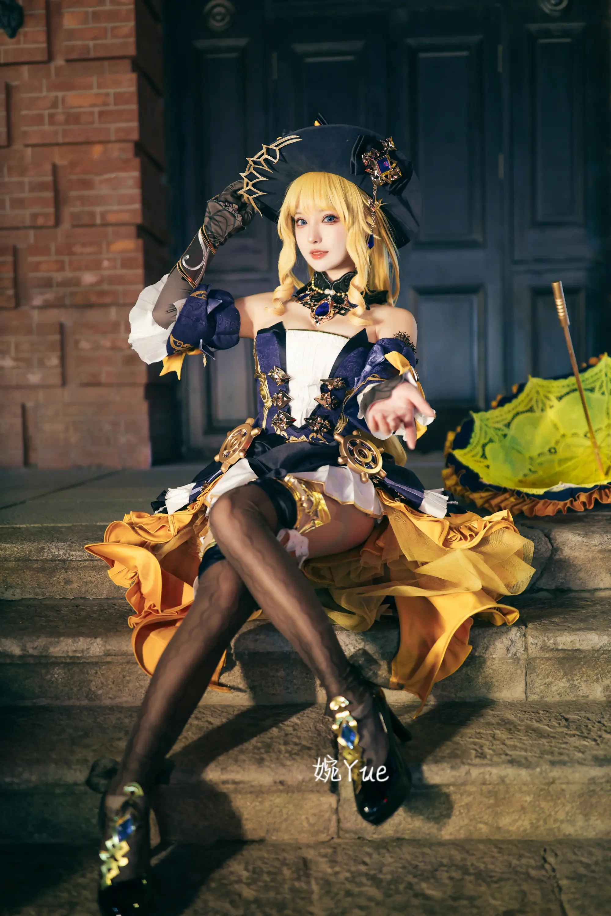 COSPLAY 原神 娜维娅cos@-婉Yue-目标减到99斤 COSPLAY-第8张