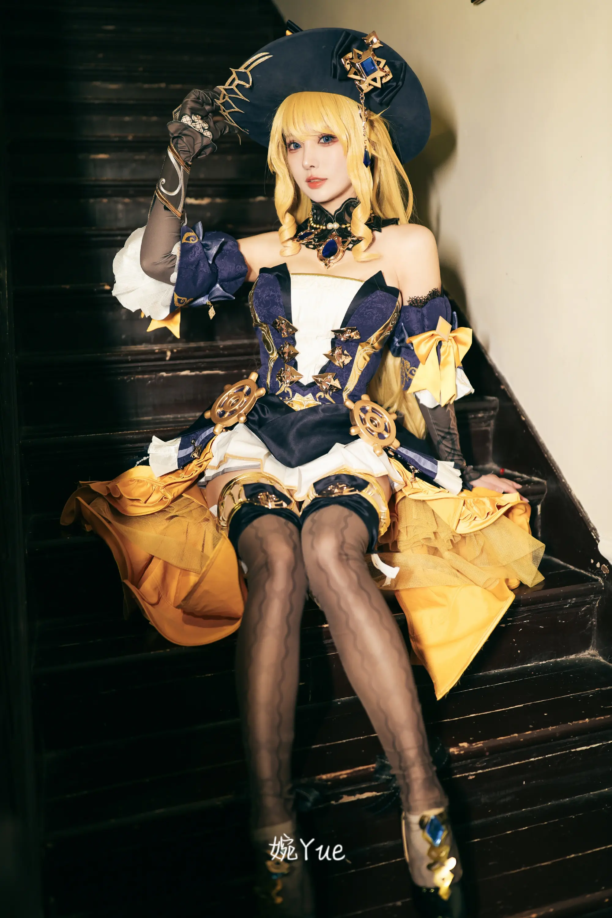 COSPLAY 原神 娜维娅cos@-婉Yue-目标减到99斤 COSPLAY-第9张