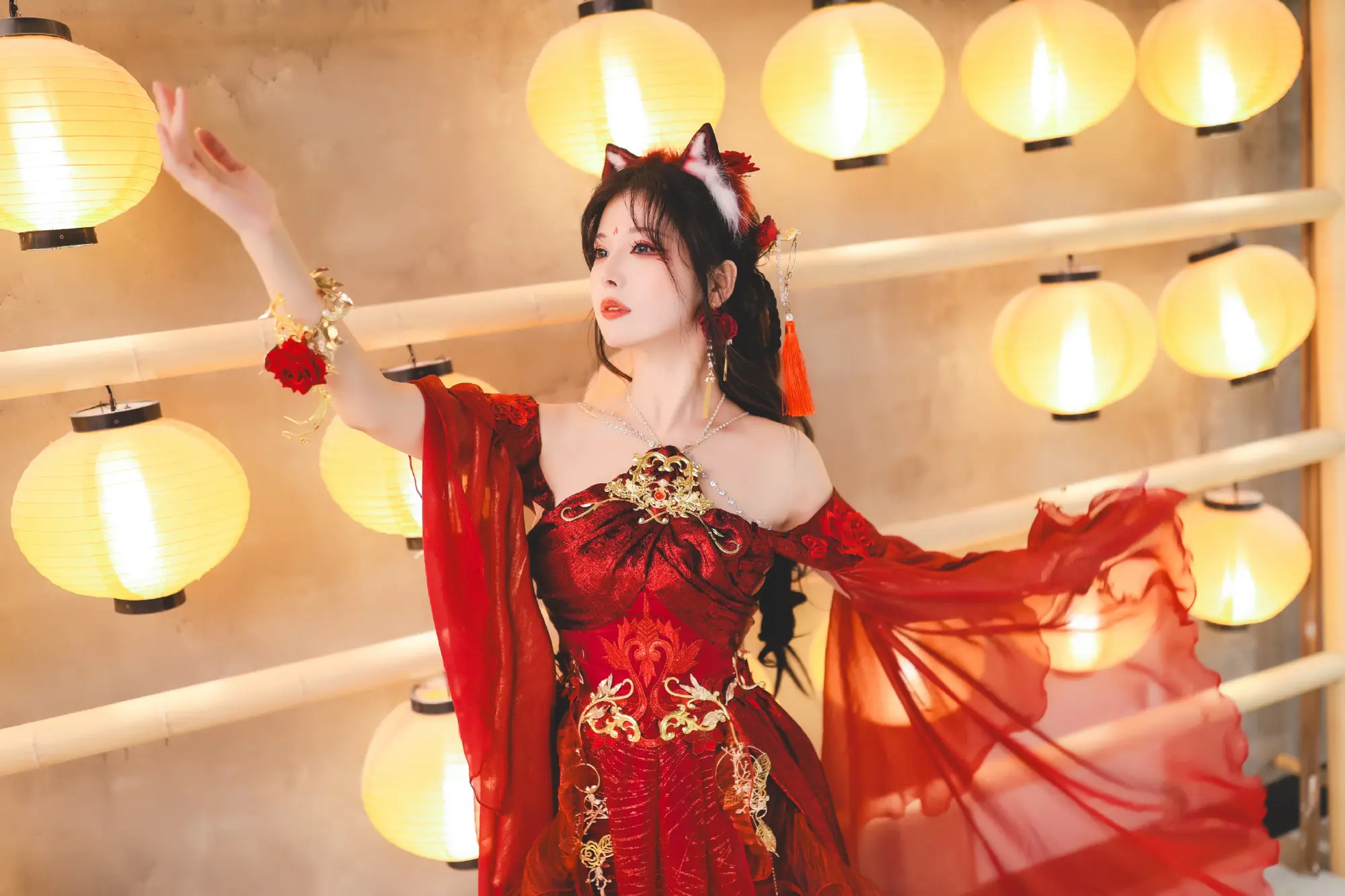 祝大家新的一年也美美哒赚钱 逆水寒@-婉Yue- COSPLAY-第5张