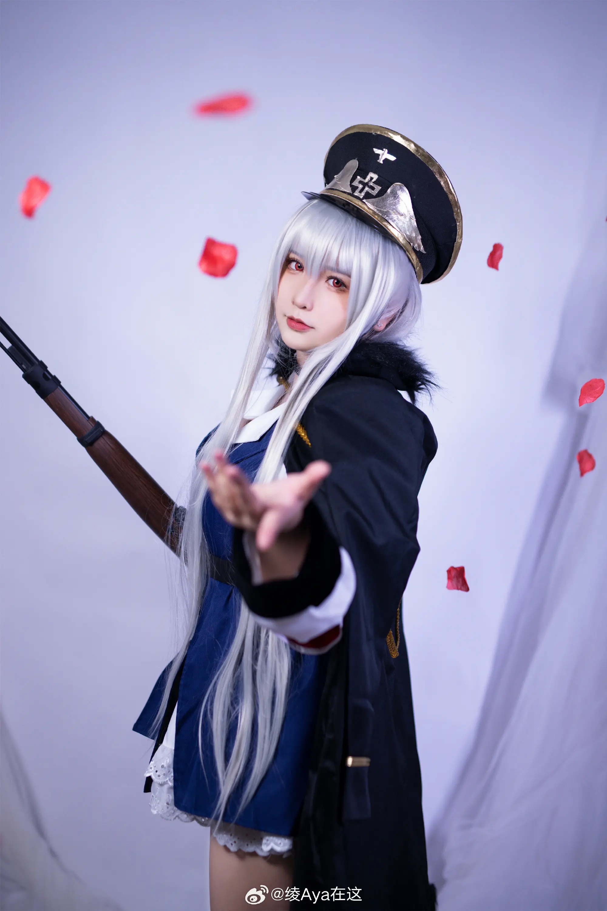 COSPLAY 毛瑟98K，为您效劳。让我为您扫除前方的障碍吧 少女前线@绫Aya在这 COSPLAY-第3张