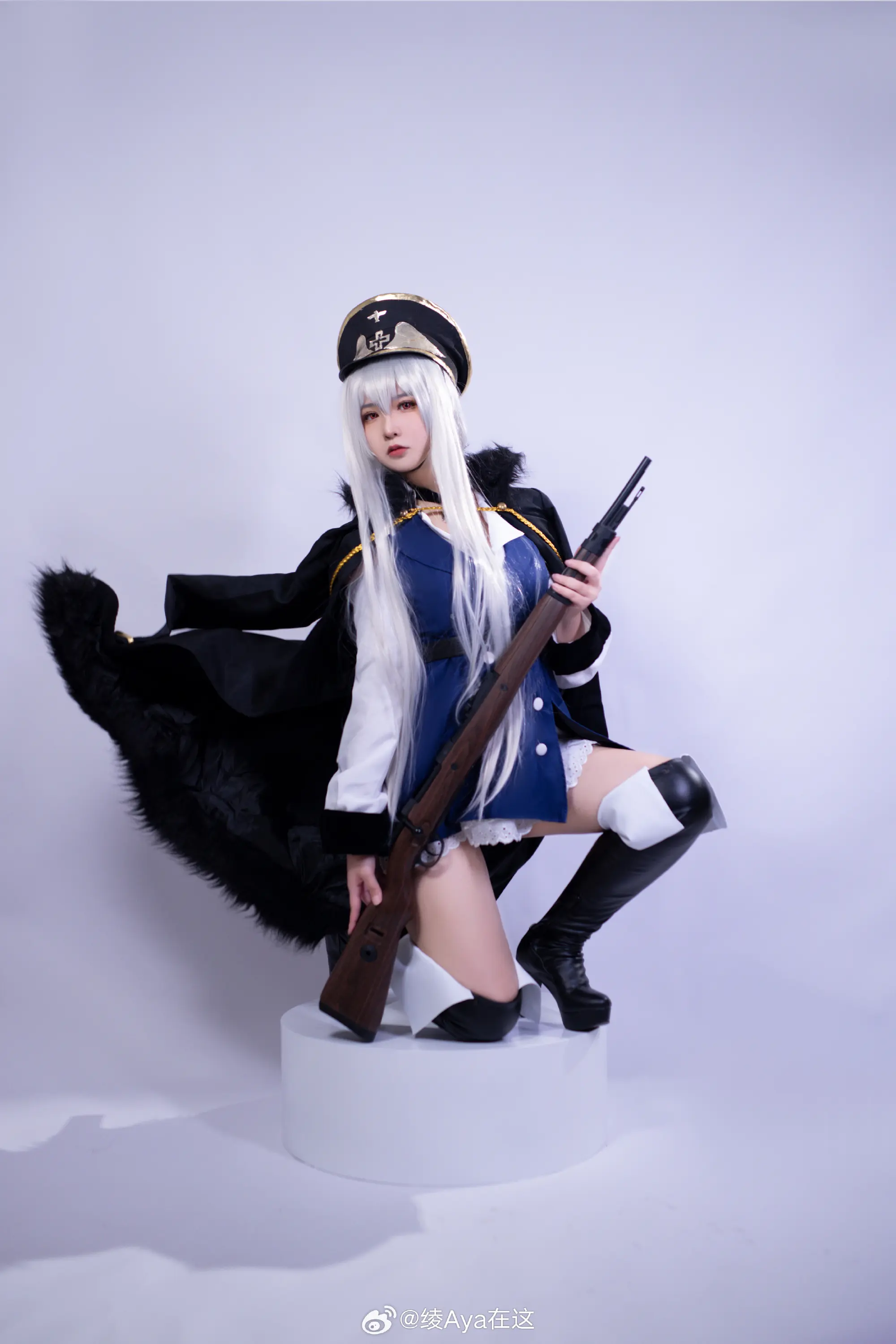 COSPLAY 毛瑟98K，为您效劳。让我为您扫除前方的障碍吧 少女前线@绫Aya在这 COSPLAY-第6张