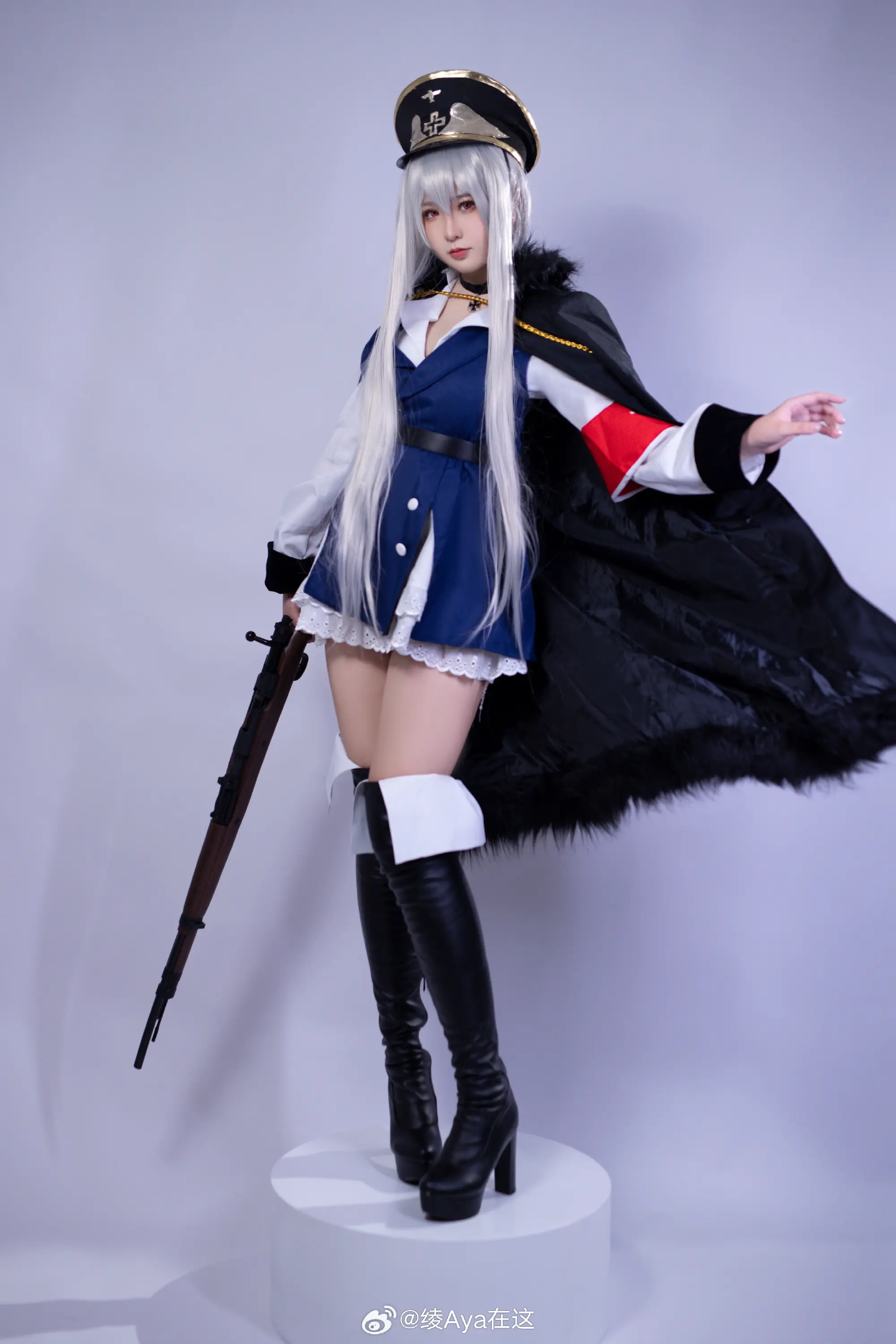 COSPLAY 毛瑟98K，为您效劳。让我为您扫除前方的障碍吧 少女前线@绫Aya在这 COSPLAY-第10张