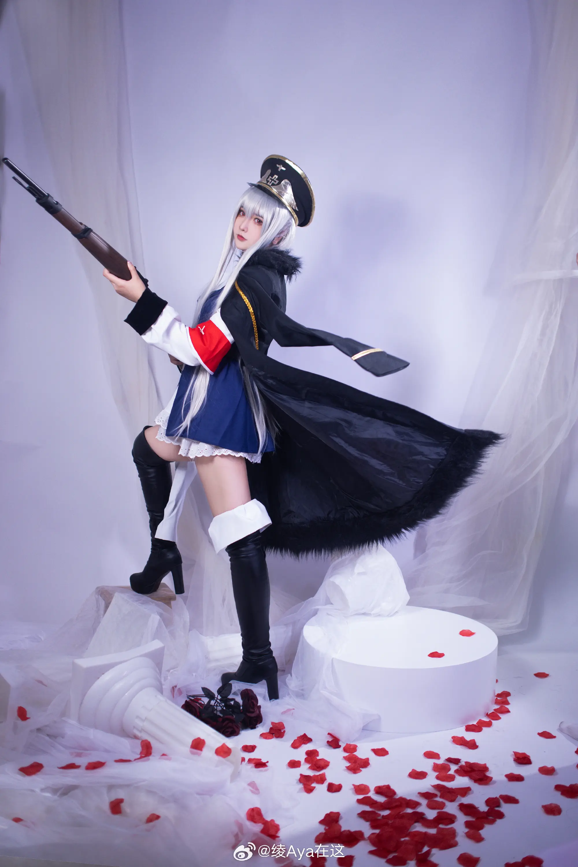 COSPLAY 毛瑟98K，为您效劳。让我为您扫除前方的障碍吧 少女前线@绫Aya在这 COSPLAY-第11张