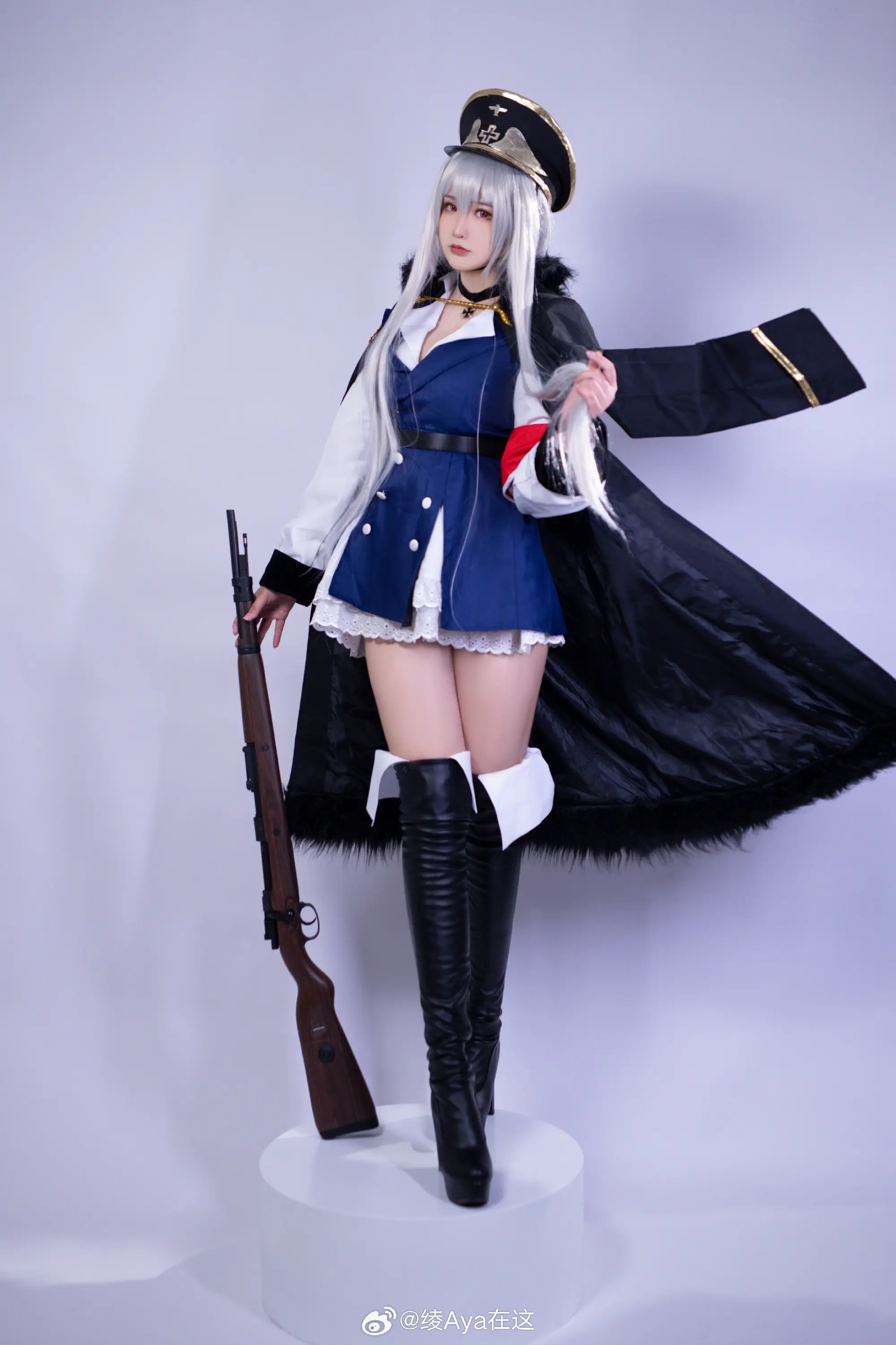 COSPLAY 毛瑟98K，为您效劳。让我为您扫除前方的障碍吧 少女前线@绫Aya在这 COSPLAY-第8张