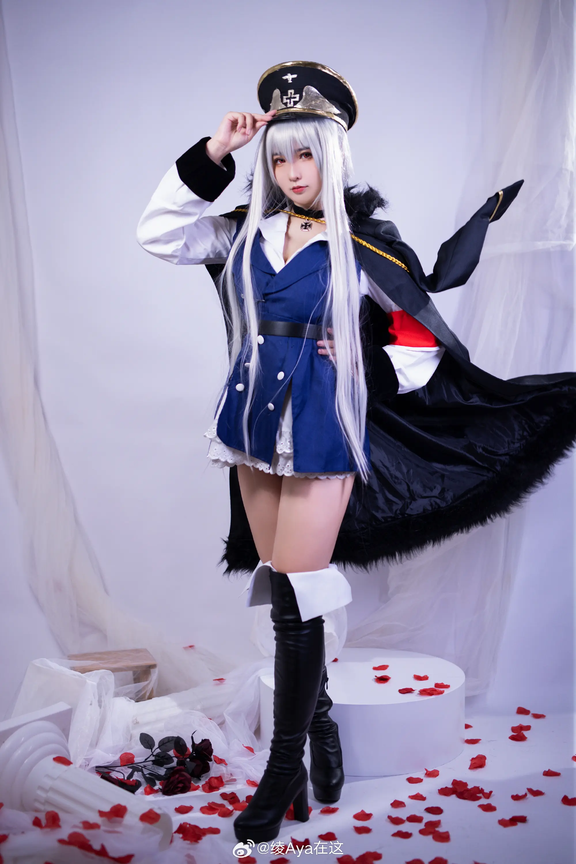 COSPLAY 毛瑟98K，为您效劳。让我为您扫除前方的障碍吧 少女前线@绫Aya在这 COSPLAY-第12张