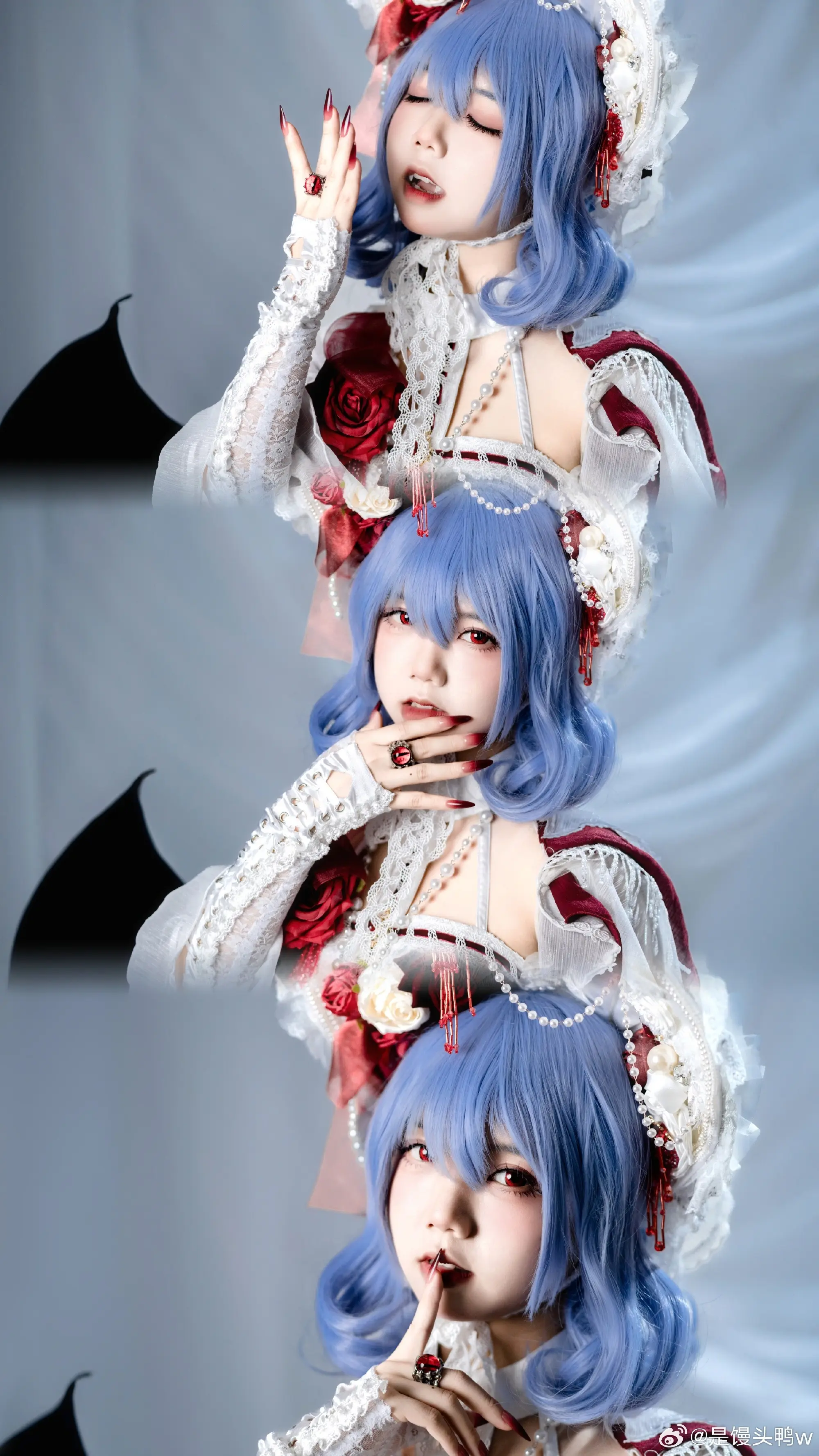 COSPLAY 永远鲜红的幼月 东方project 蕾米莉亚·斯卡雷特@是馒头鸭w COSPLAY-第10张