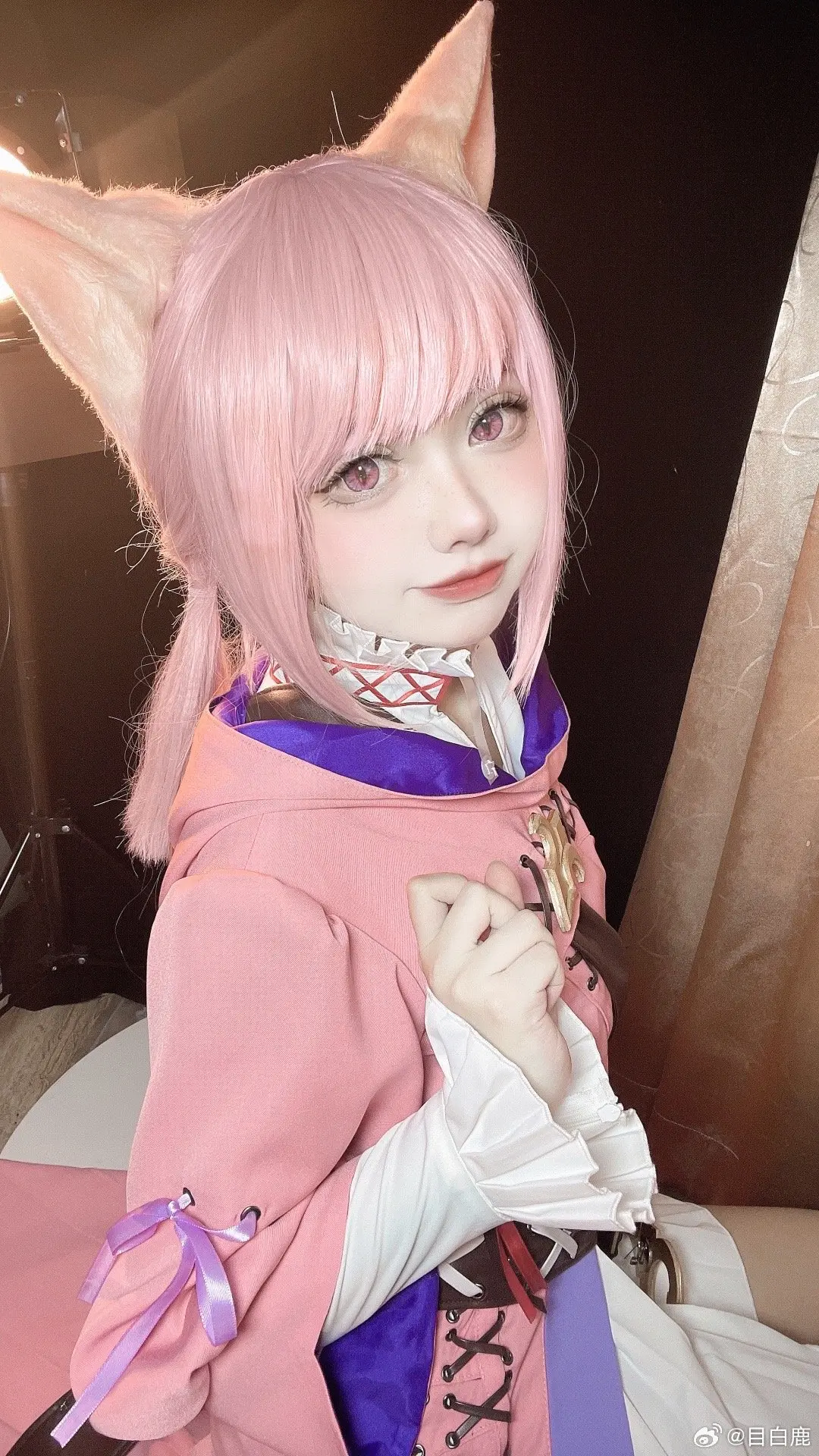 COSPLAY 可以给我讲冒险者的故事吗! ff14 茶·凯碧·莫尔@目白鹿-公众号小姨ai