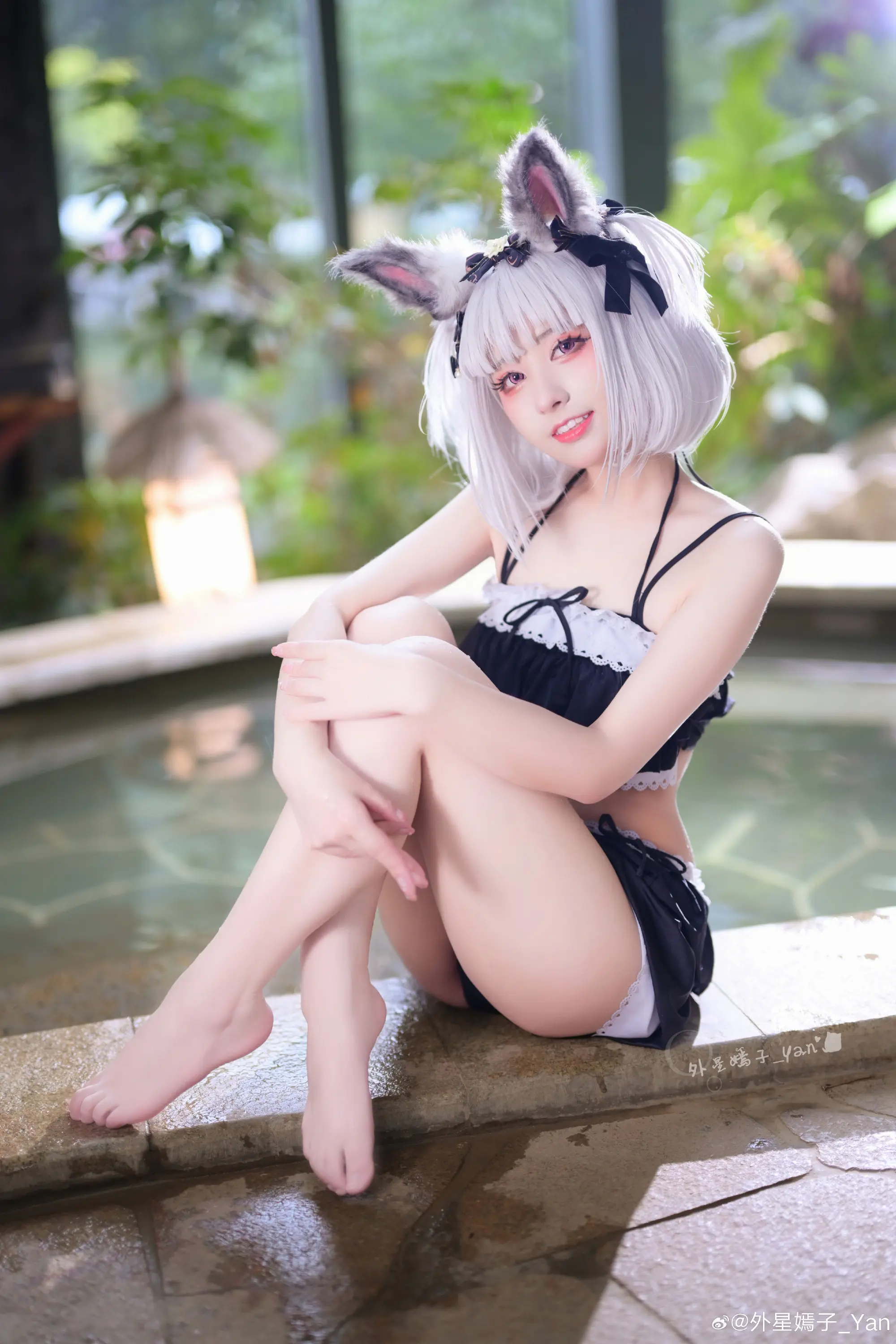 COSPLAY 兽耳控来咯！小狐狸变成人类的话...也会很可爱的吧~你说是吧是吧~嗯哼哼~@外星嫣子_Yan COSPLAY-第5张