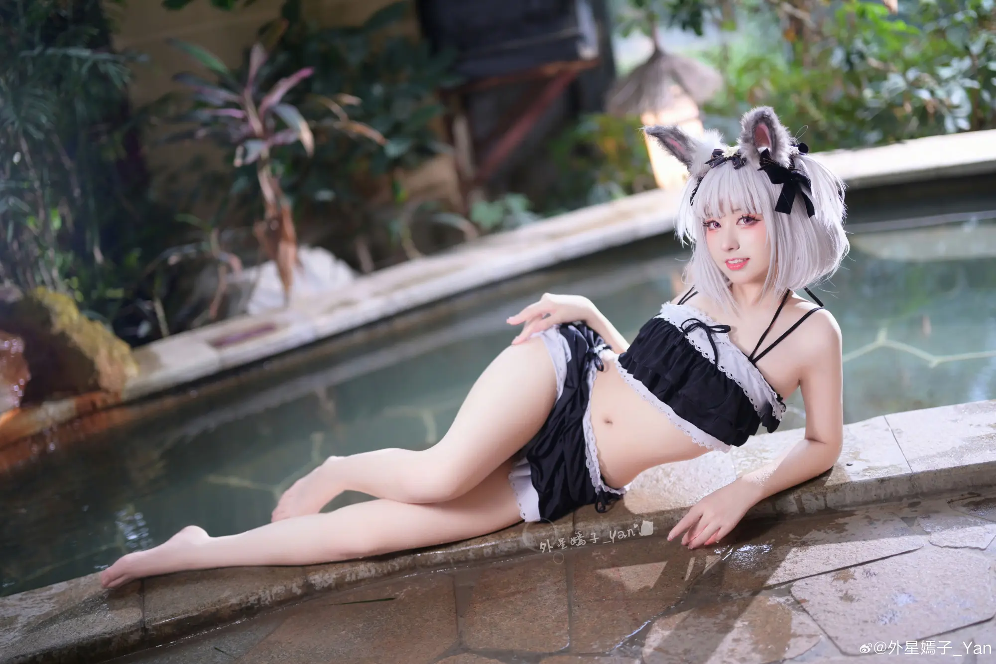 COSPLAY 兽耳控来咯！小狐狸变成人类的话...也会很可爱的吧~你说是吧是吧~嗯哼哼~@外星嫣子_Yan COSPLAY-第9张