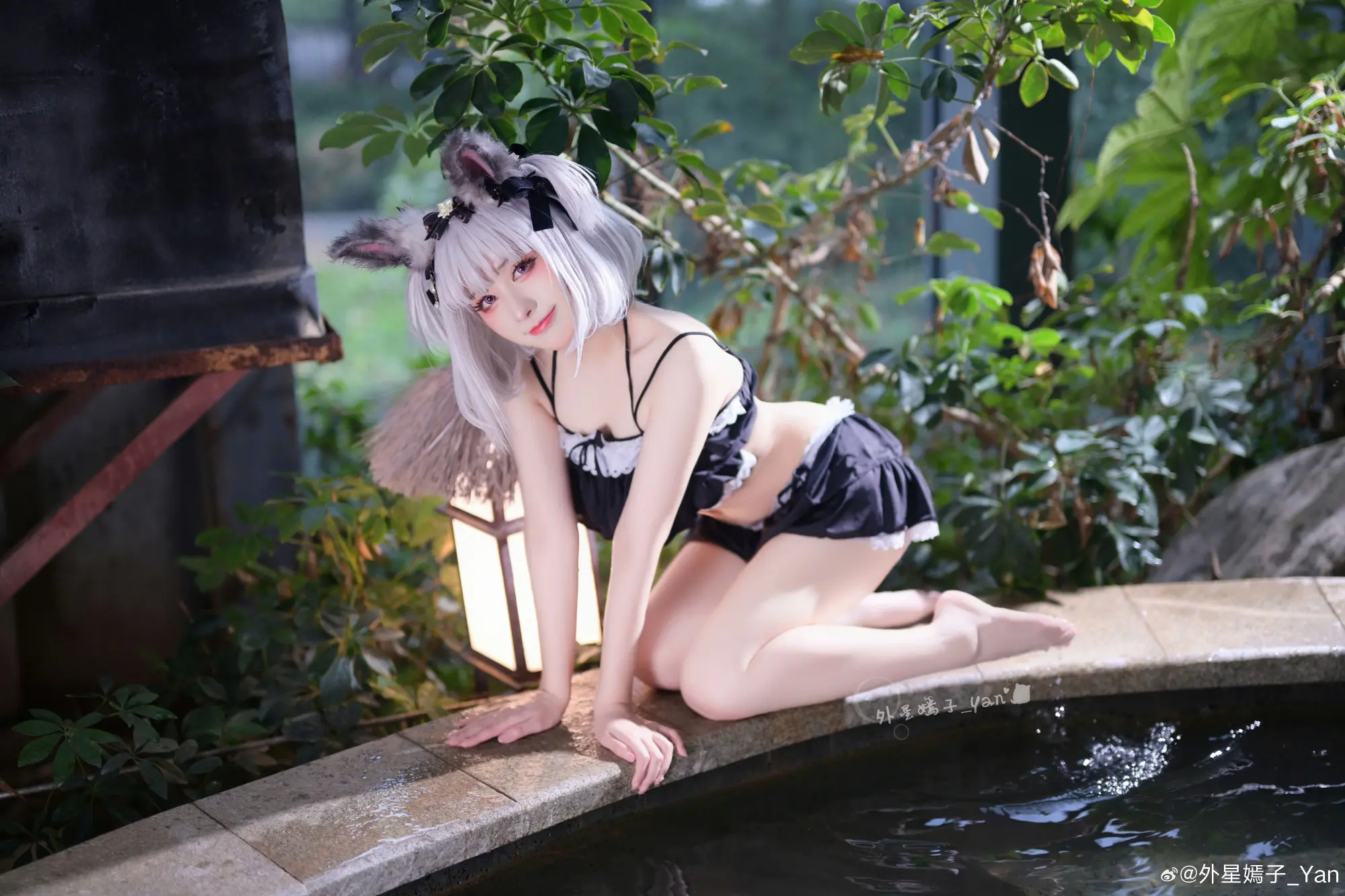 COSPLAY 兽耳控来咯！小狐狸变成人类的话...也会很可爱的吧~你说是吧是吧~嗯哼哼~@外星嫣子_Yan COSPLAY-第7张