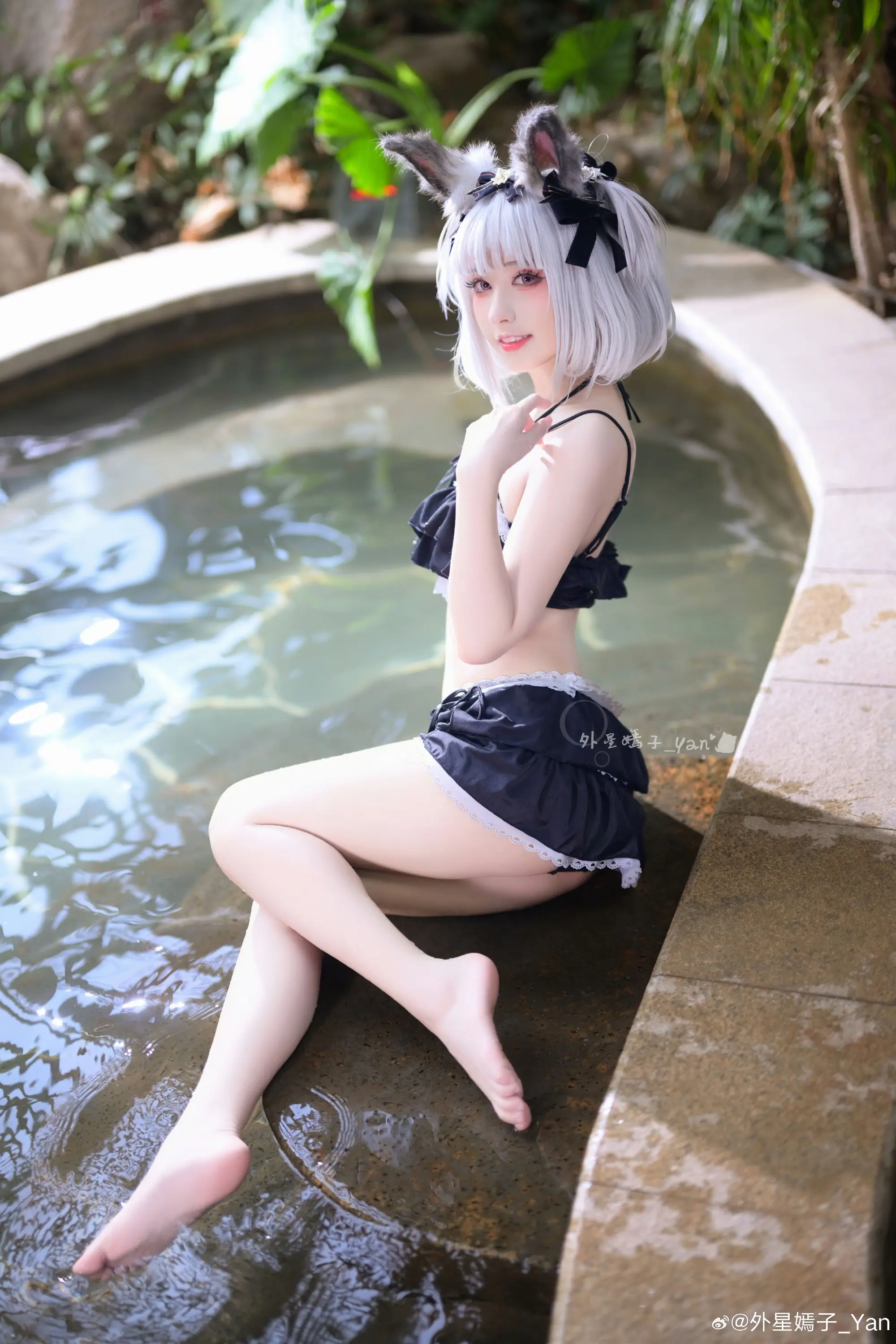 COSPLAY 兽耳控来咯！小狐狸变成人类的话...也会很可爱的吧~你说是吧是吧~嗯哼哼~@外星嫣子_Yan COSPLAY-第4张