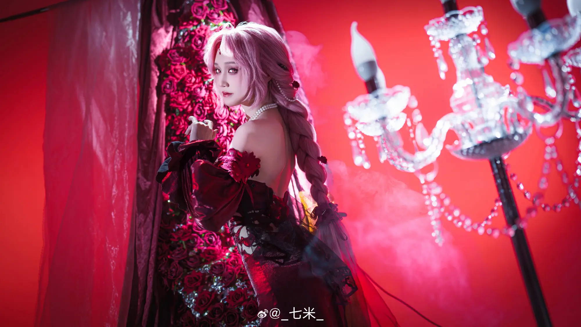 COSPLAY  一起来喝一杯么～？放心吧局长——这只是石榴汁而已。 无期迷途 切尔西伯爵·月隐奢情@_七米_ COSPLAY-第11张