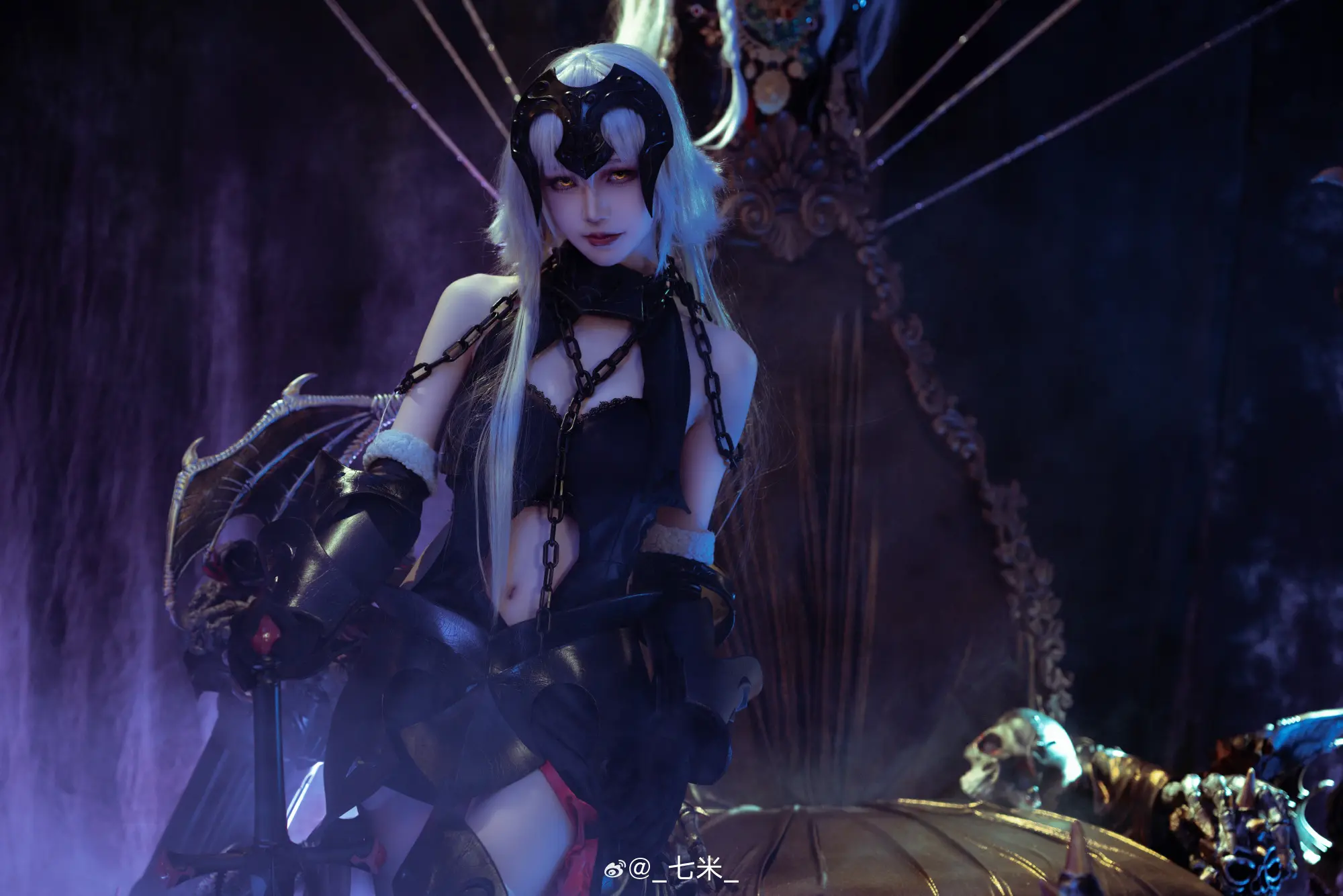 COSPLAY FGO 咆哮吧 吾之愤怒@_七米_ COSPLAY-第3张