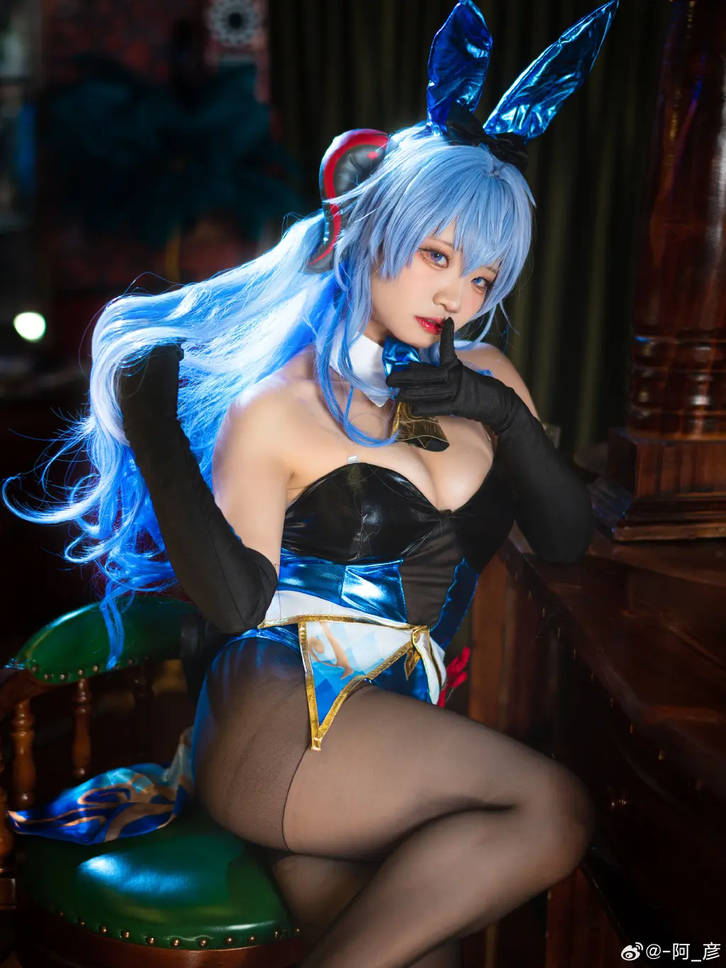 cosplay 原神 甘雨 @伊喵_Master ​​​ COSPLAY-第6张