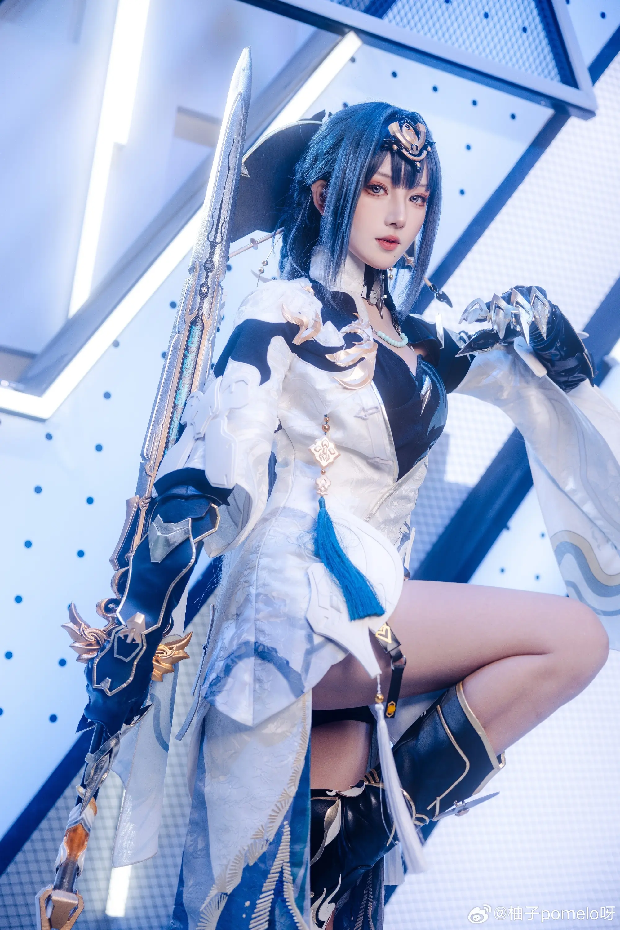 COSPLAY 我们都是历史的倒影 而九龙，必将长存 战双帕弥什@柚子pomelo呀 COSPLAY-第5张