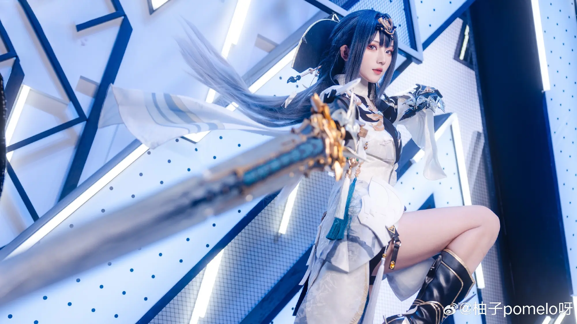 COSPLAY 我们都是历史的倒影 而九龙，必将长存 战双帕弥什@柚子pomelo呀 COSPLAY-第9张