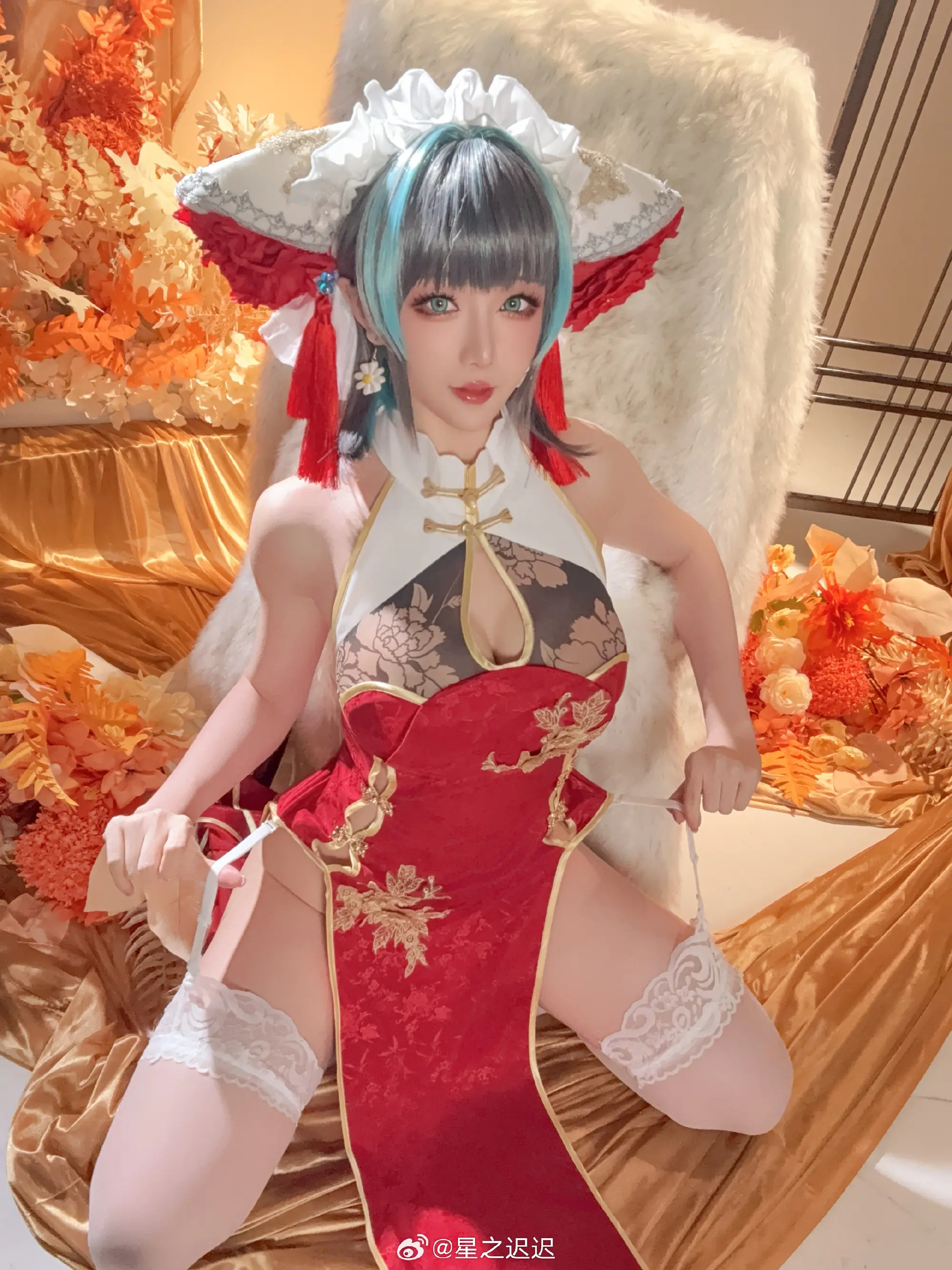 COSPLAY 碧蓝航线 柴郡@星之迟迟-公众号小姨ai