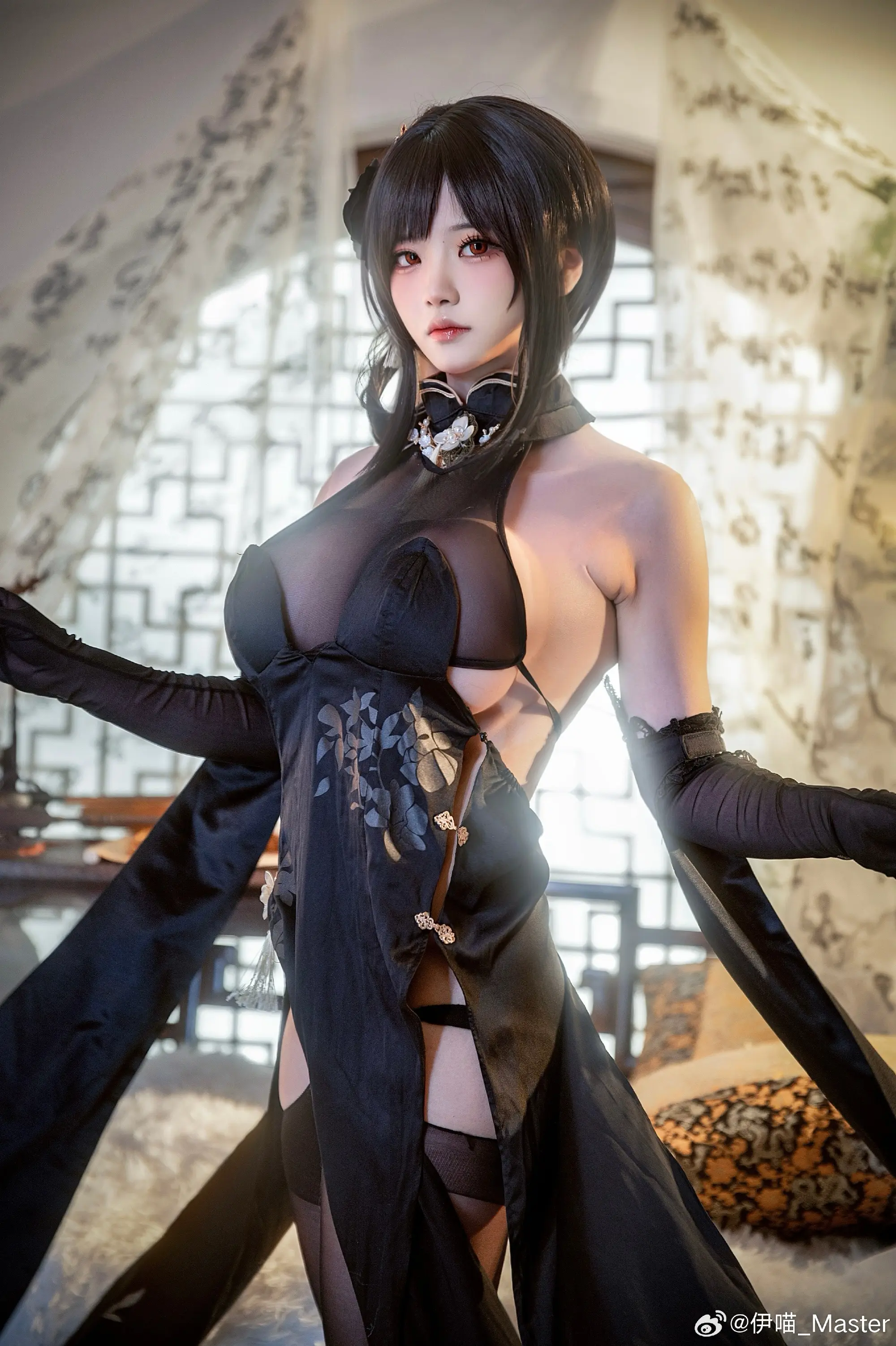 COSPLAY 这个冬天，陪指挥官一起过～ 碧蓝航线 镇海@伊喵_Master-公众号小姨ai