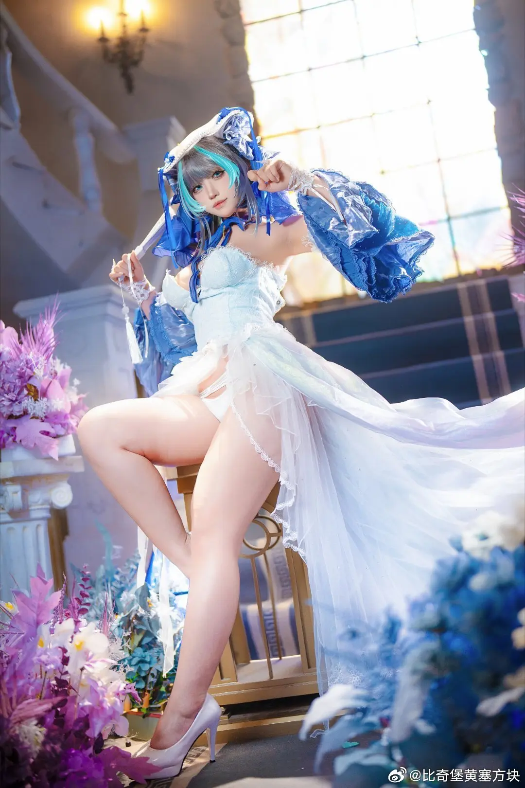 动漫Coser@比奇堡黄塞方块 碧蓝航线-公众号小姨ai