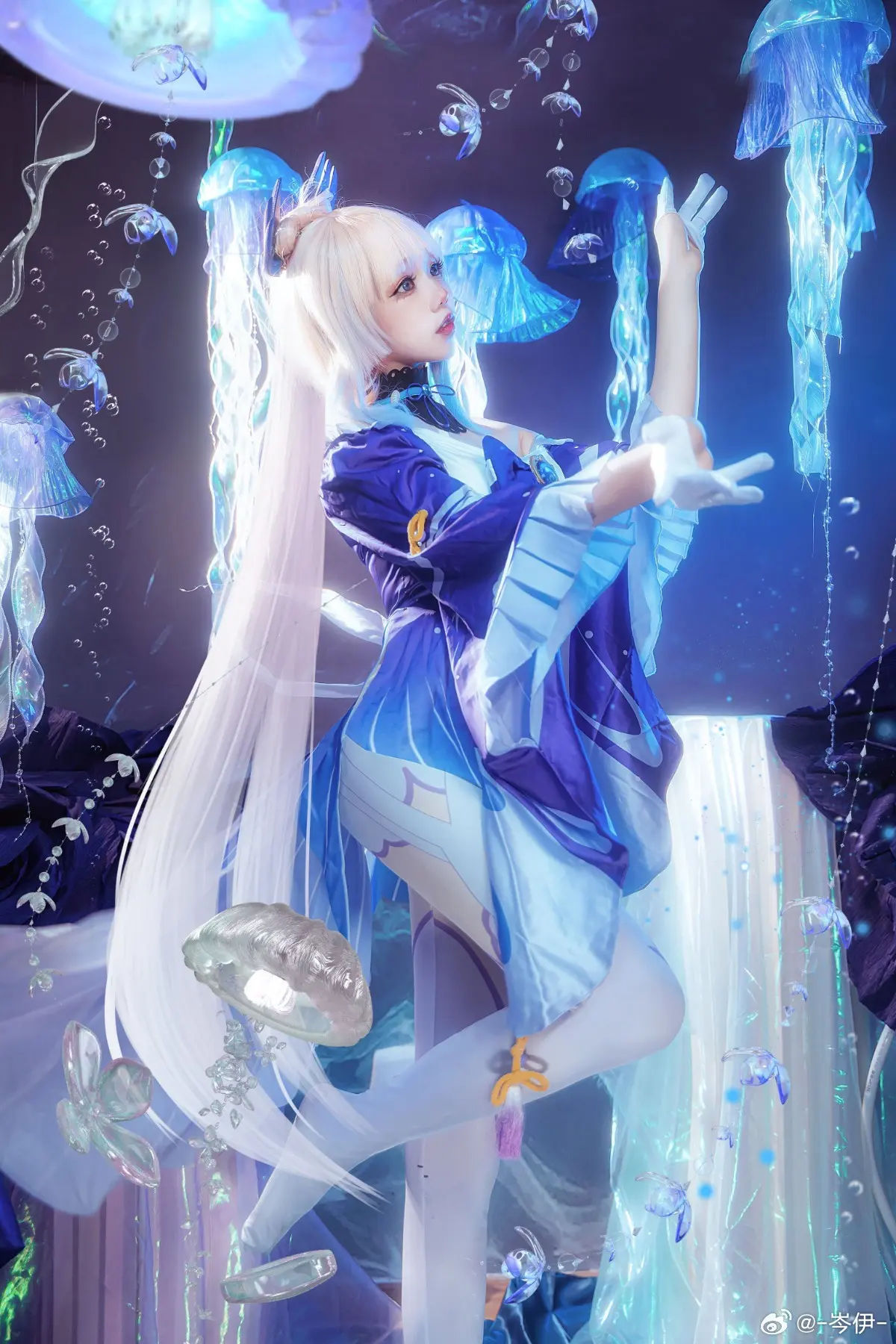 COSPLAY 喜欢你，成为你—— 原神 珊瑚宫心海@-岑伊--公众号小姨ai