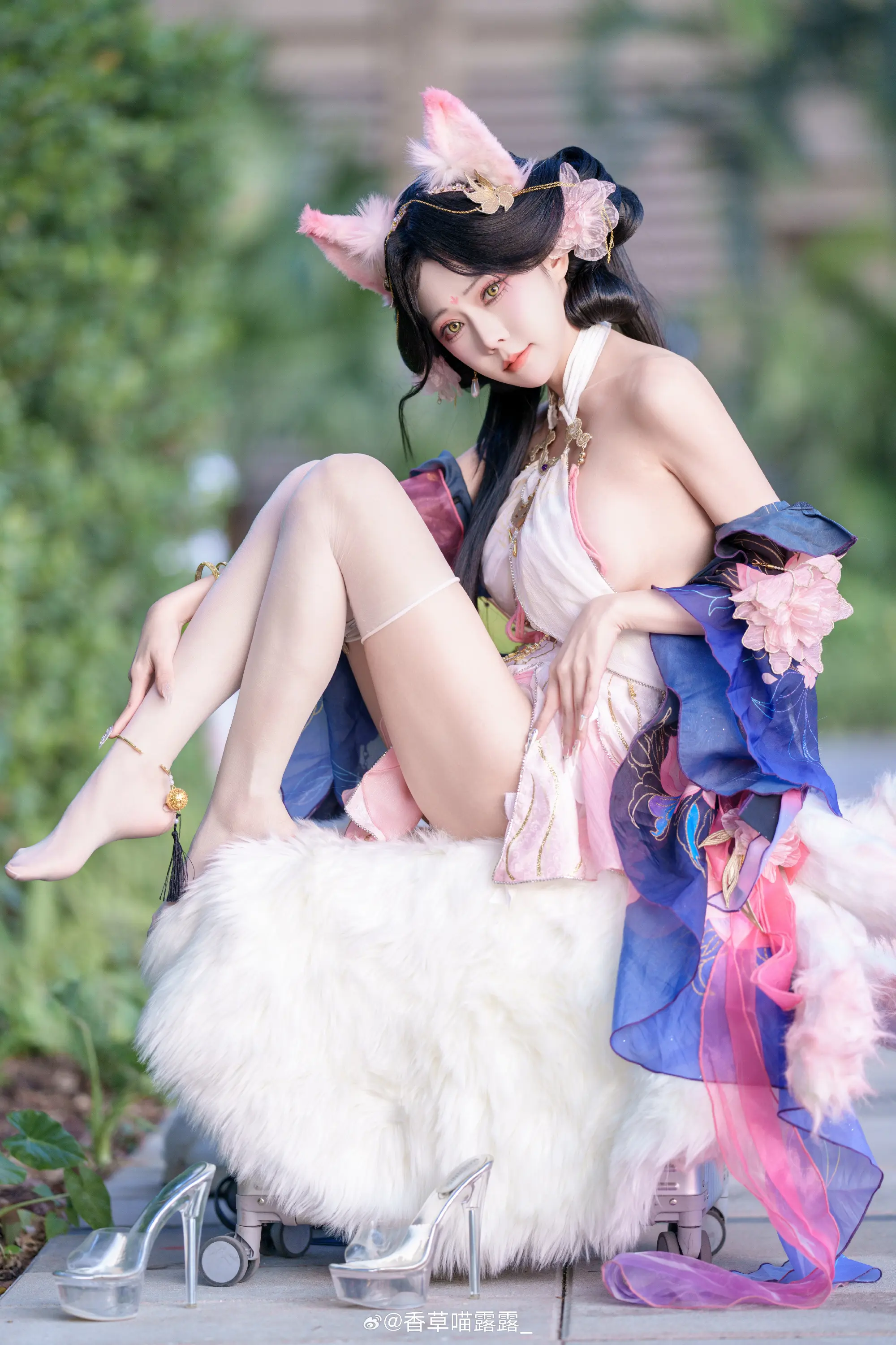 cosplay 永劫无间 玉玲珑@香草喵露露_-公众号小姨ai