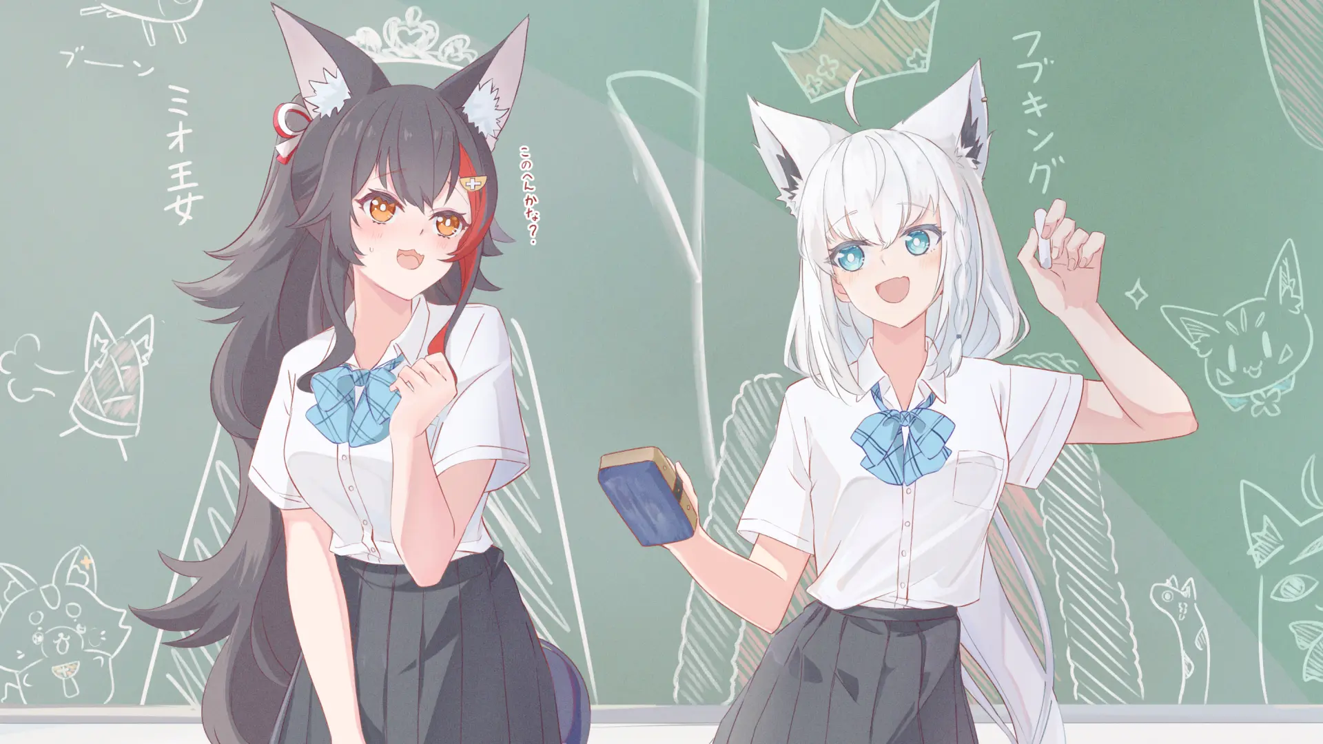 【动漫壁纸】蔚蓝档案 砂狼白子 NIKKE：胜利女神 阿尔卡娜 绝区零 简杜 星见雅 星穹铁道 嚯嚯 风堇 缇宝 插画美图 壁纸-第17张
