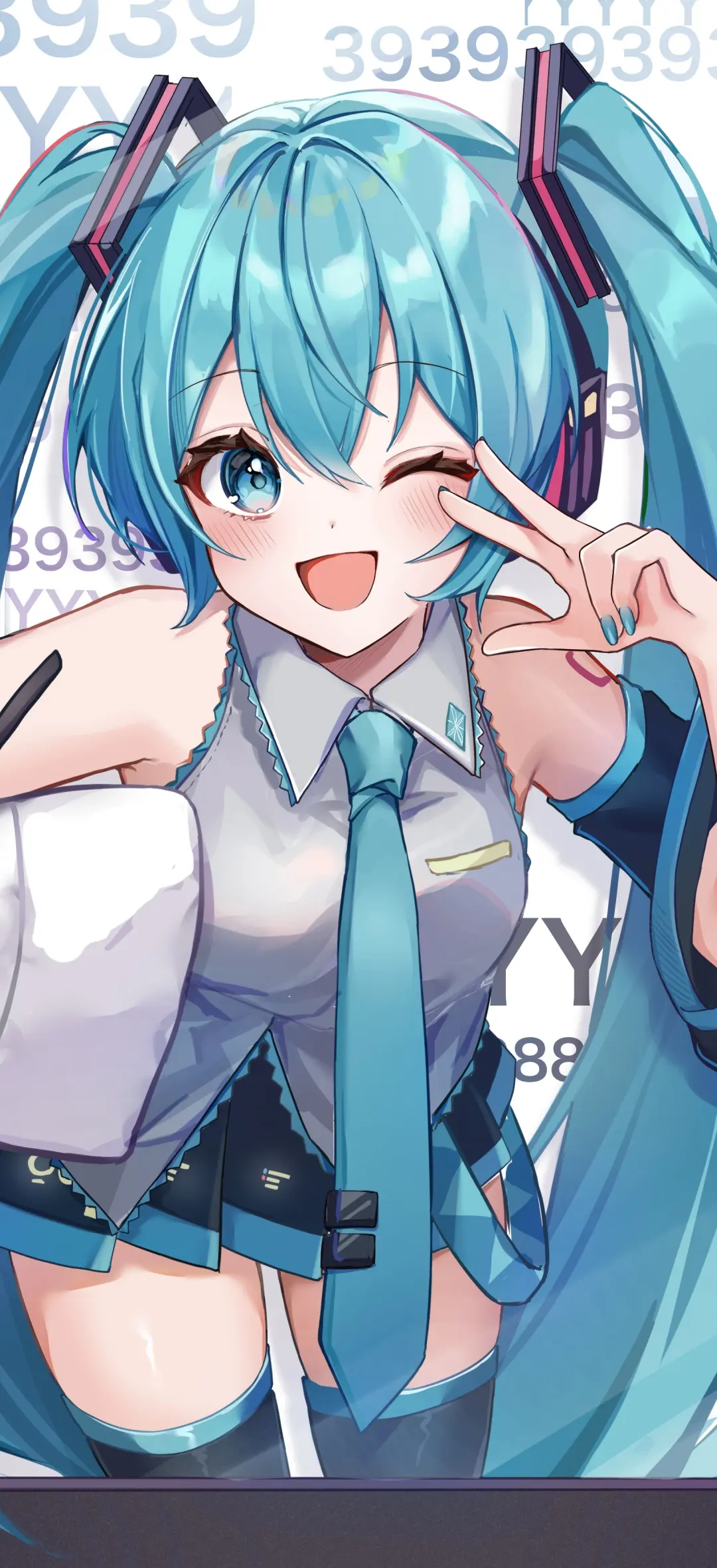 【动漫壁纸】初音未来 星穹铁道 风堇 缇宝 缇里西庇俄丝 原神 芙宁娜 碧蓝幻想 姬塔 鸣潮 夏日天空 插画美图推荐-公众号小姨ai