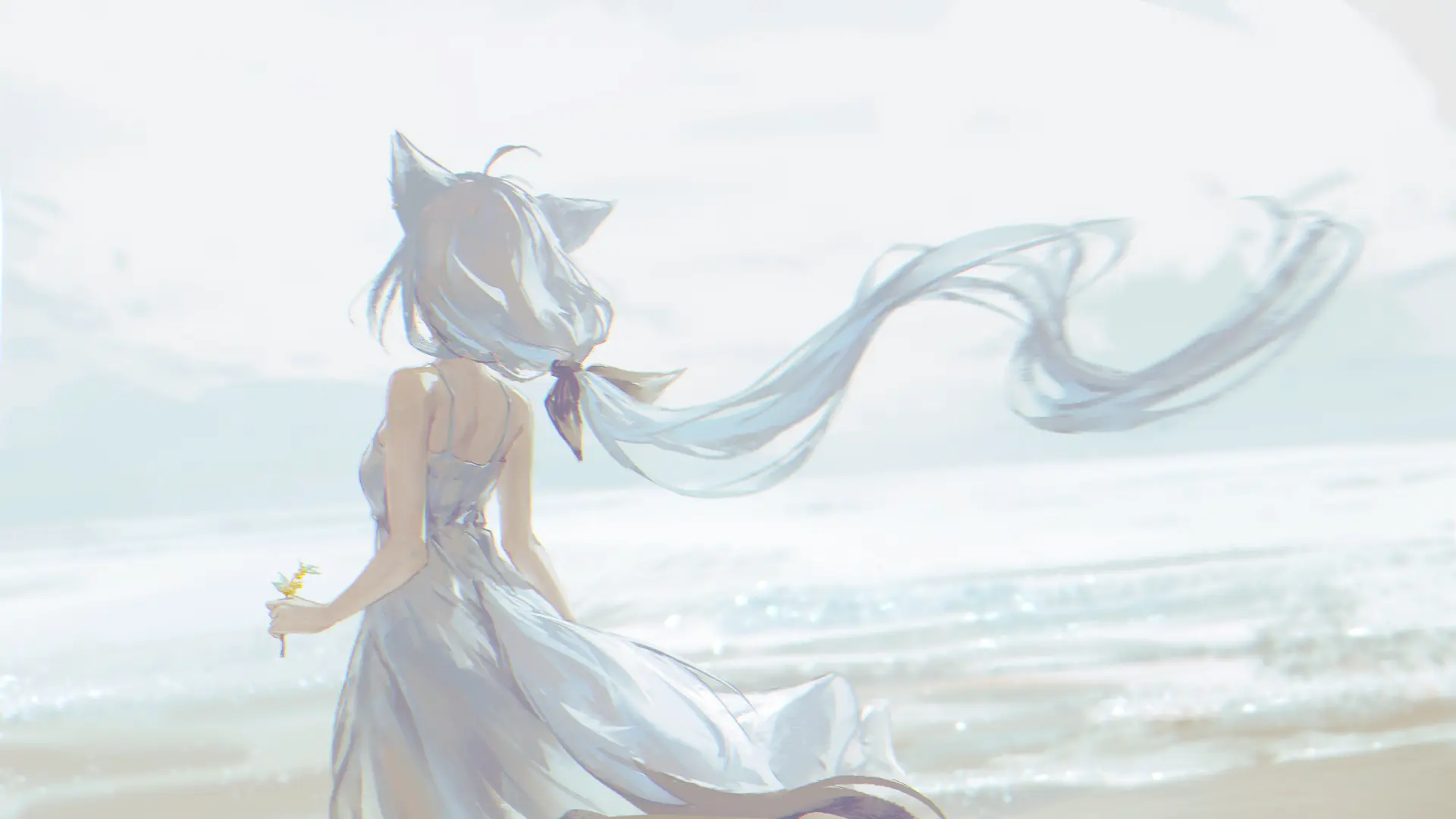 【动漫壁纸】元气偶像少女 蔚蓝档案 妃咲 崩滑3 琪亚娜 花鸟风月 星穹铁道 银狼 原神 芙宁娜 插画美图推荐 壁纸-第17张