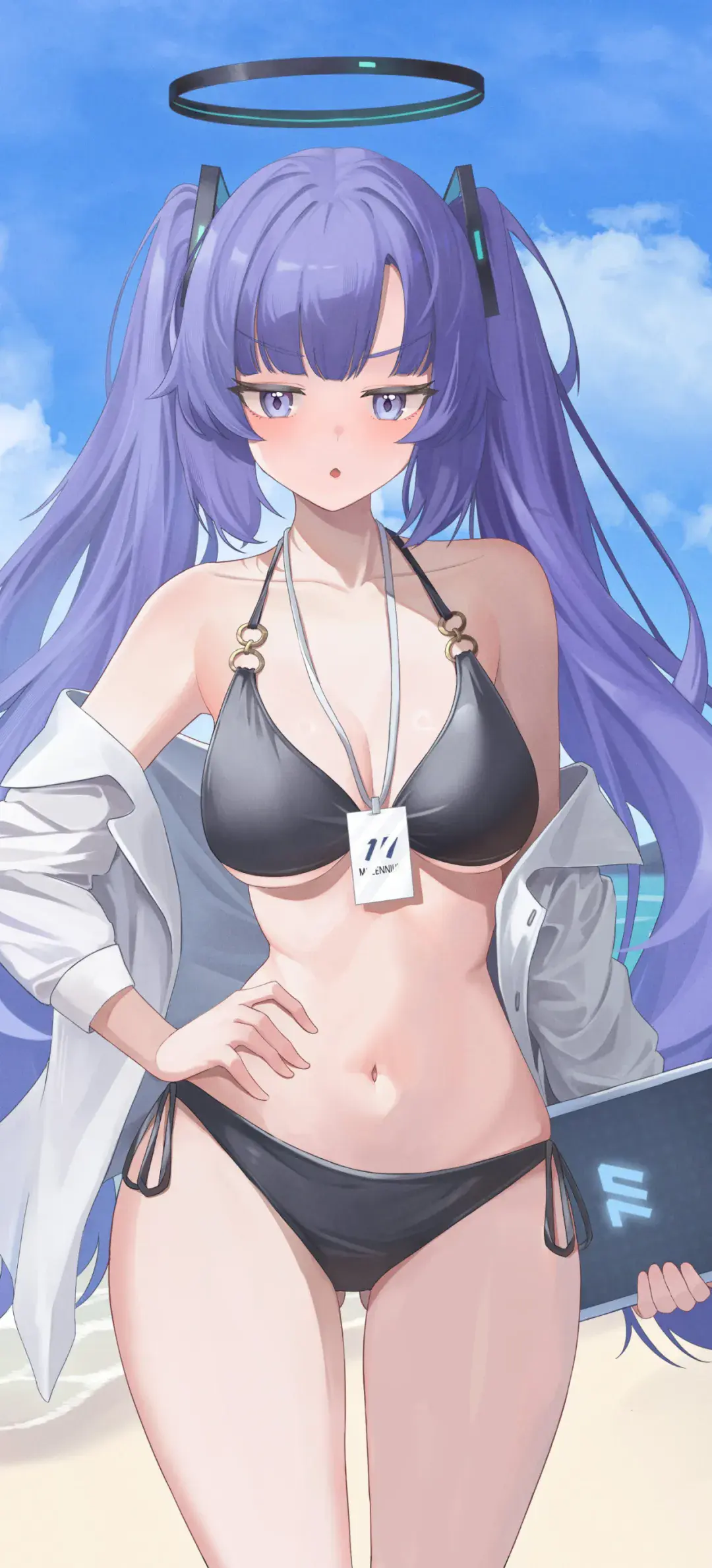 【动漫壁纸】原神 胡桃 甘雨 蔚蓝档案 早濑优香 调月莉音 插画美图推荐 壁纸-第2张