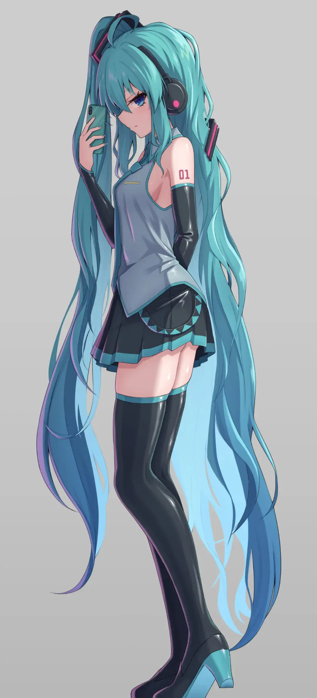 【动漫壁纸】蔚蓝档案 鬼方佳代子 崩坏3 布洛尼亚 绝区零 青衣 初音未来 插画美图推荐 壁纸-第1张