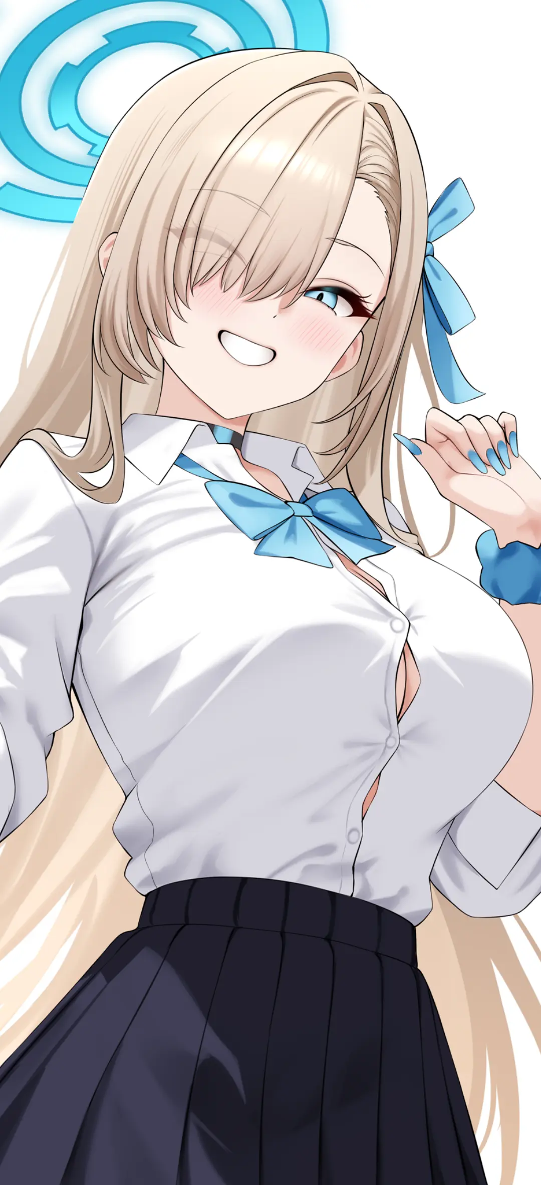 【动漫壁纸】原神 芙宁娜 绝区零 儀玄 黑发旗袍美少女 蔚蓝档案 一之濑明日奈 飞鸟马时 插画美图推荐 壁纸-第4张