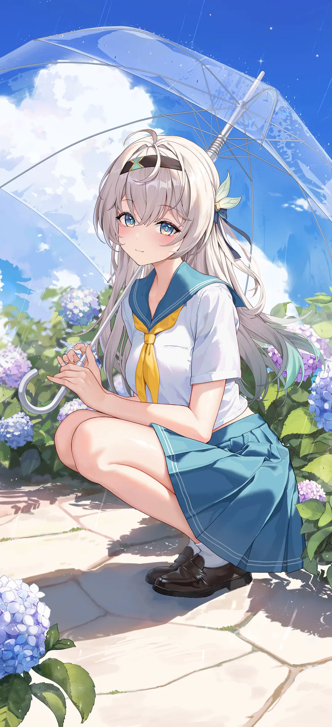 【动漫壁纸】原神 芙宁娜 绝区零 儀玄 黑发旗袍美少女 蔚蓝档案 一之濑明日奈 飞鸟马时 插画美图推荐-公众号小姨ai