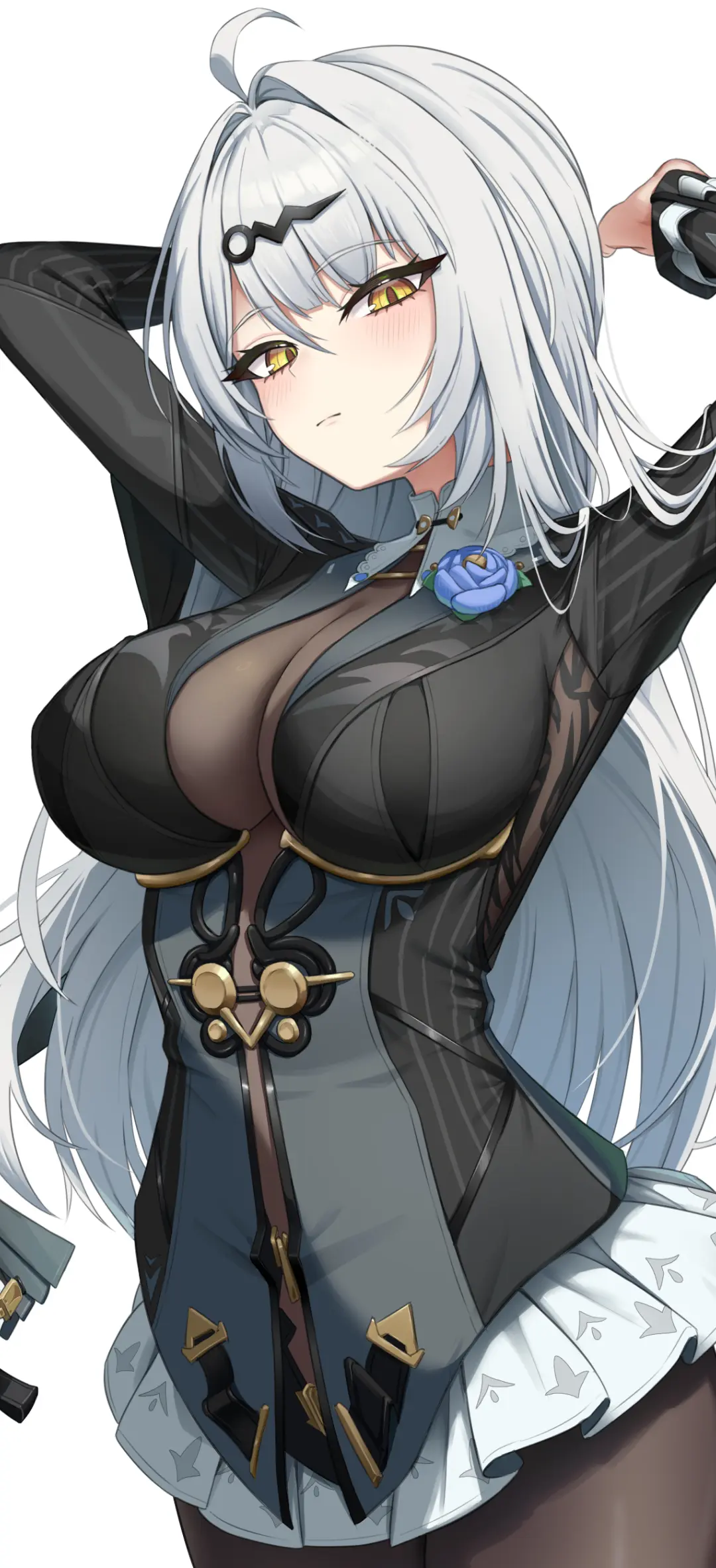 【动漫壁纸】原神 芙宁娜 绝区零 儀玄 黑发旗袍美少女 蔚蓝档案 一之濑明日奈 飞鸟马时 插画美图推荐 壁纸-第16张