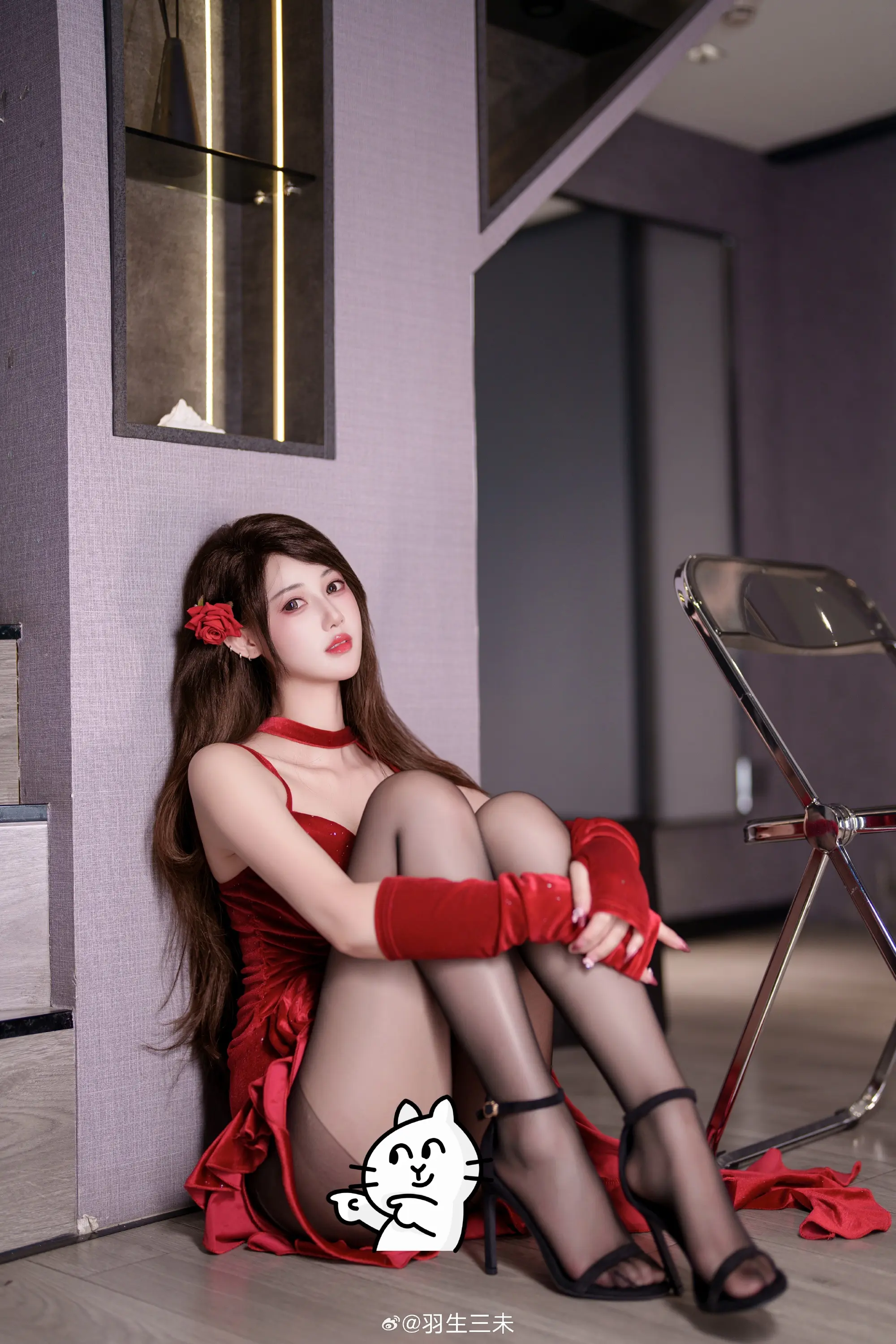 动漫Coser@羽生三未 次元少女-公众号小姨ai