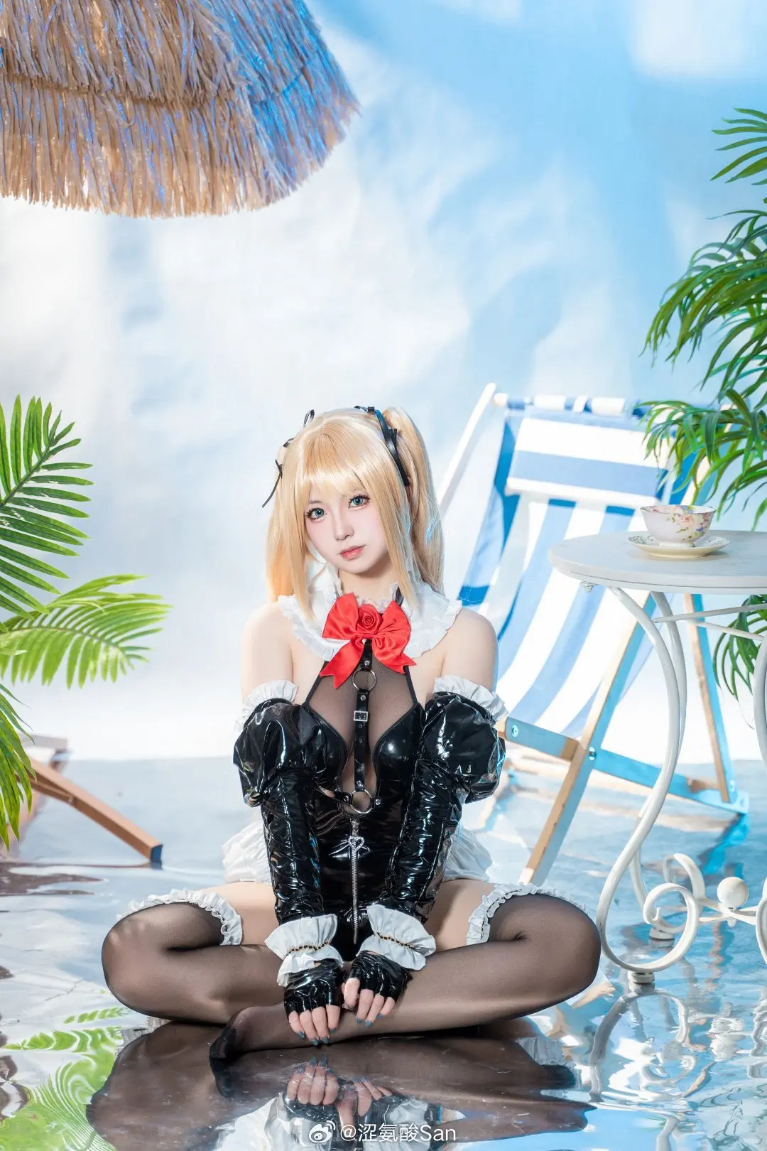 动漫Coser涩氨酸San 玛丽罗斯-公众号小姨ai