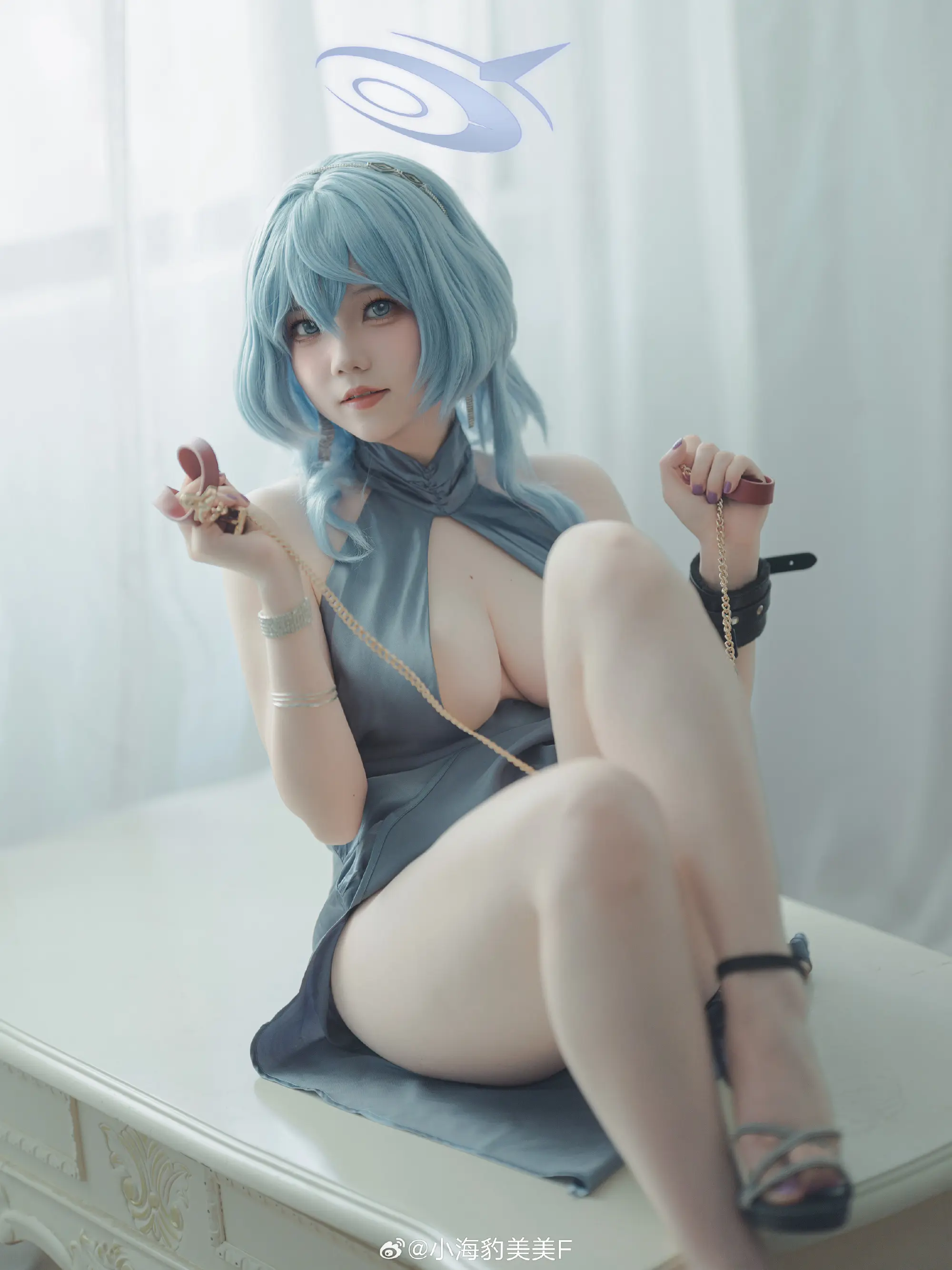 cosplay 就算换上了礼服，我也还是我。 蔚蓝档案 天雨亚子@小海豹美美F-公众号小姨ai